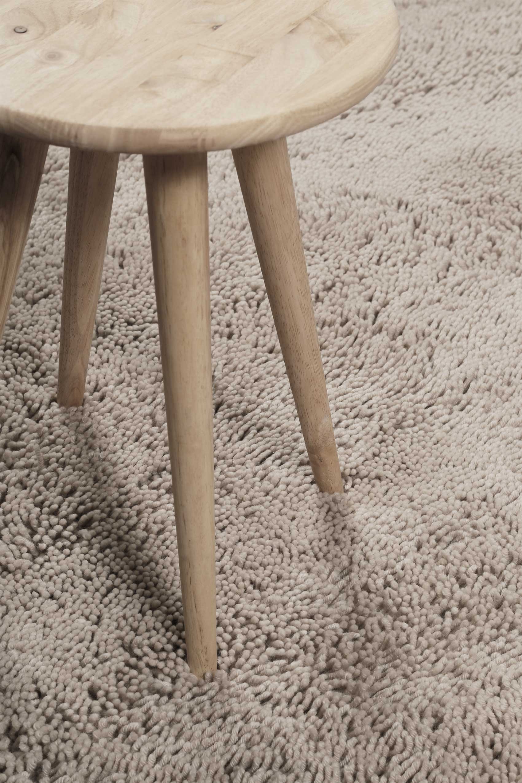 Esprit Wollteppich Shaggy Sand Beige Hochflor 