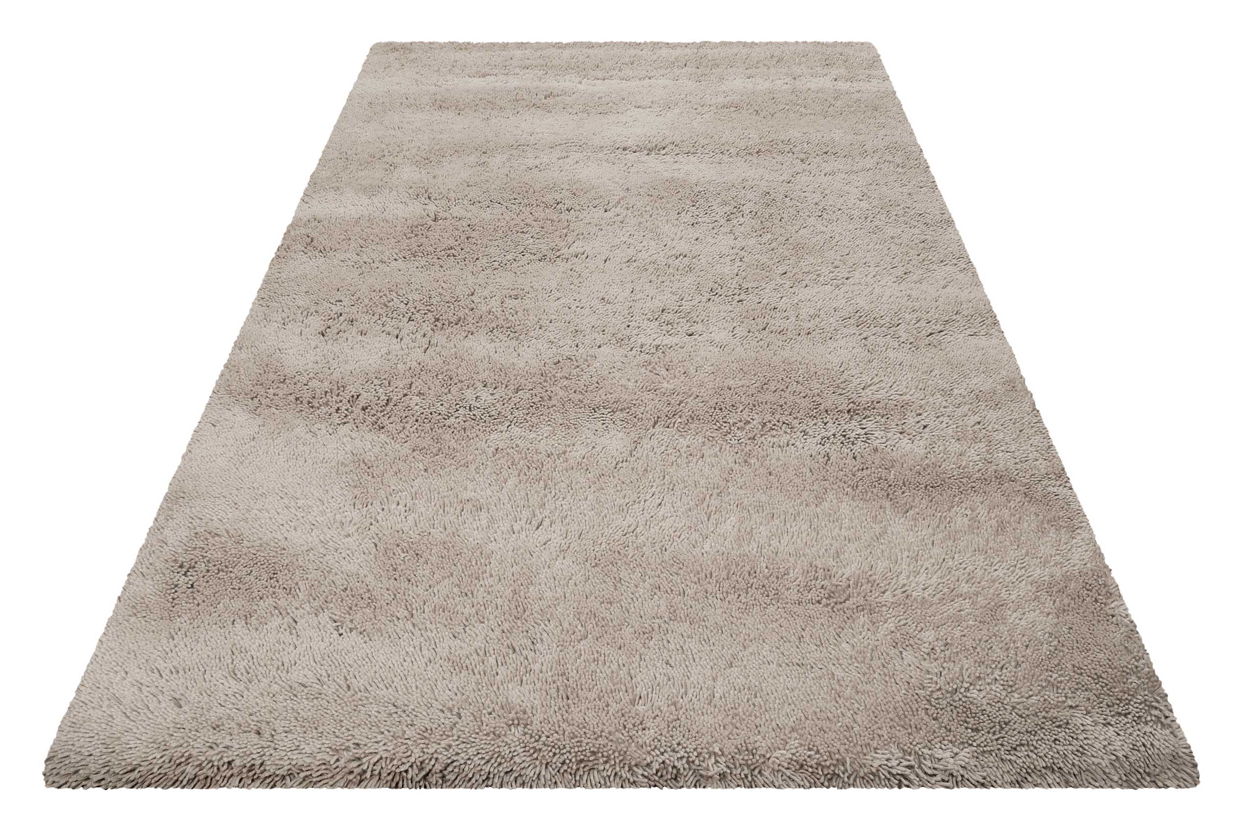 Esprit Wollteppich Shaggy Sand Beige Hochflor 