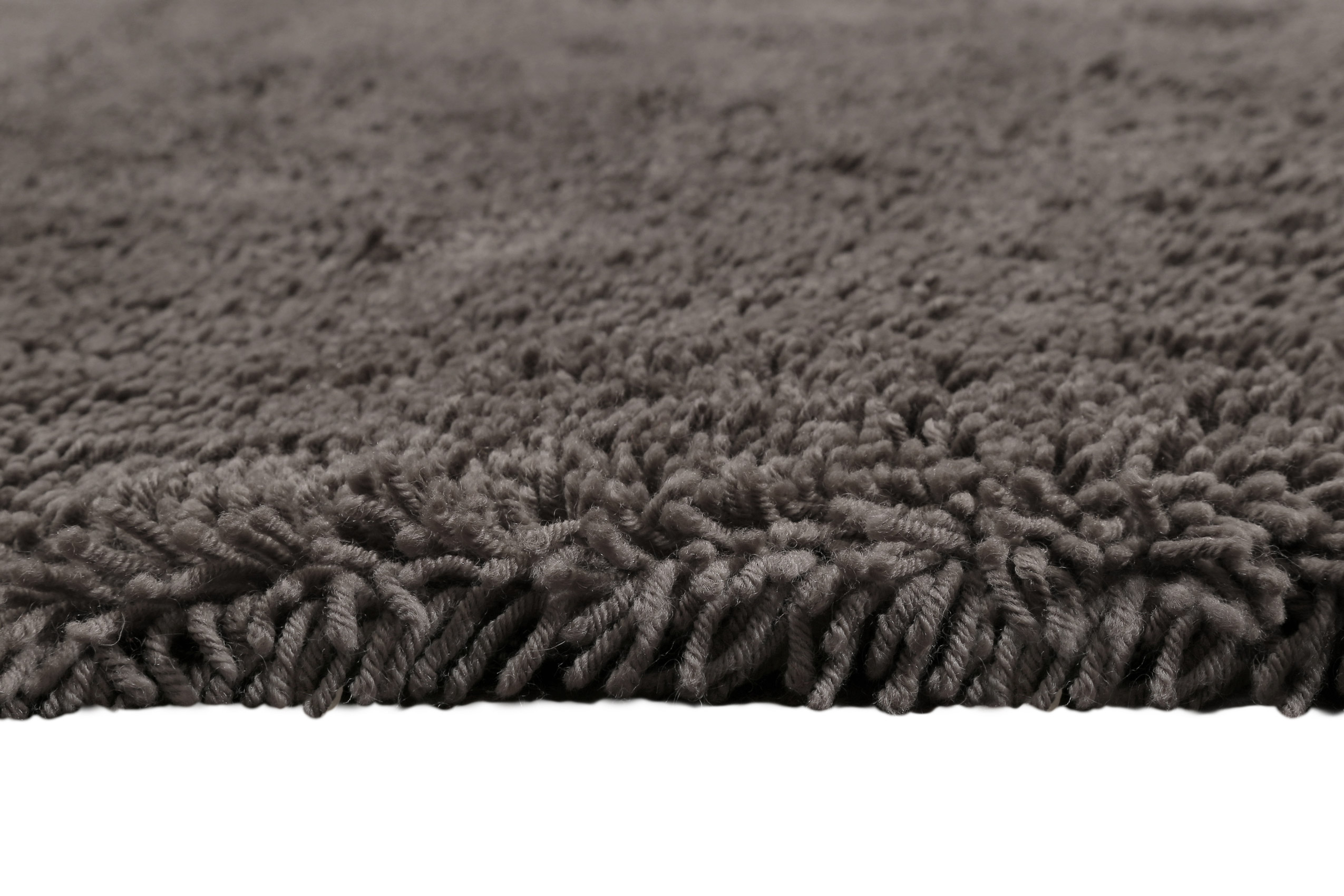 Esprit Wollteppich Shaggy Braun Hochflor 