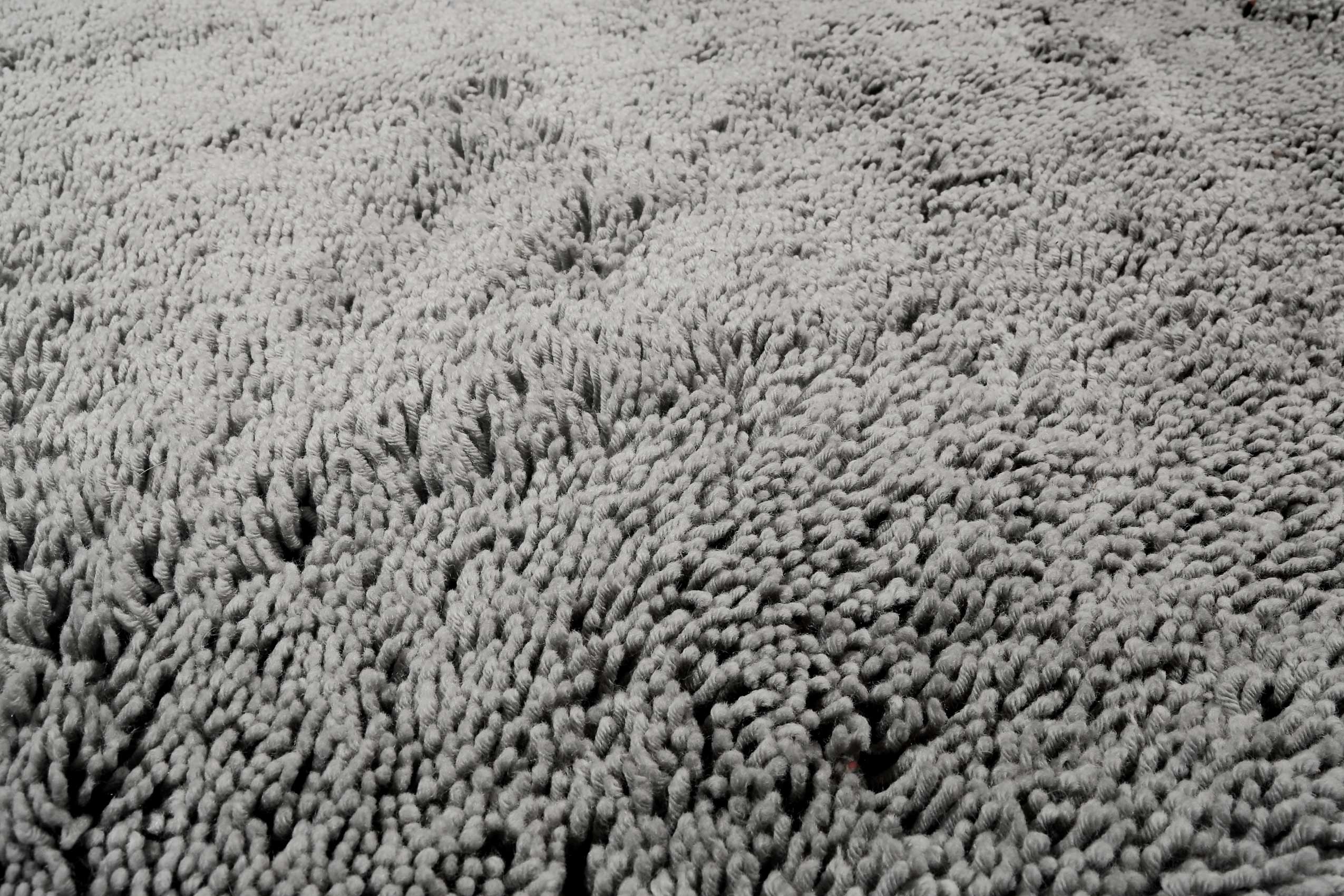 Esprit Wollteppich Shaggy Hellgrau Hochflor 