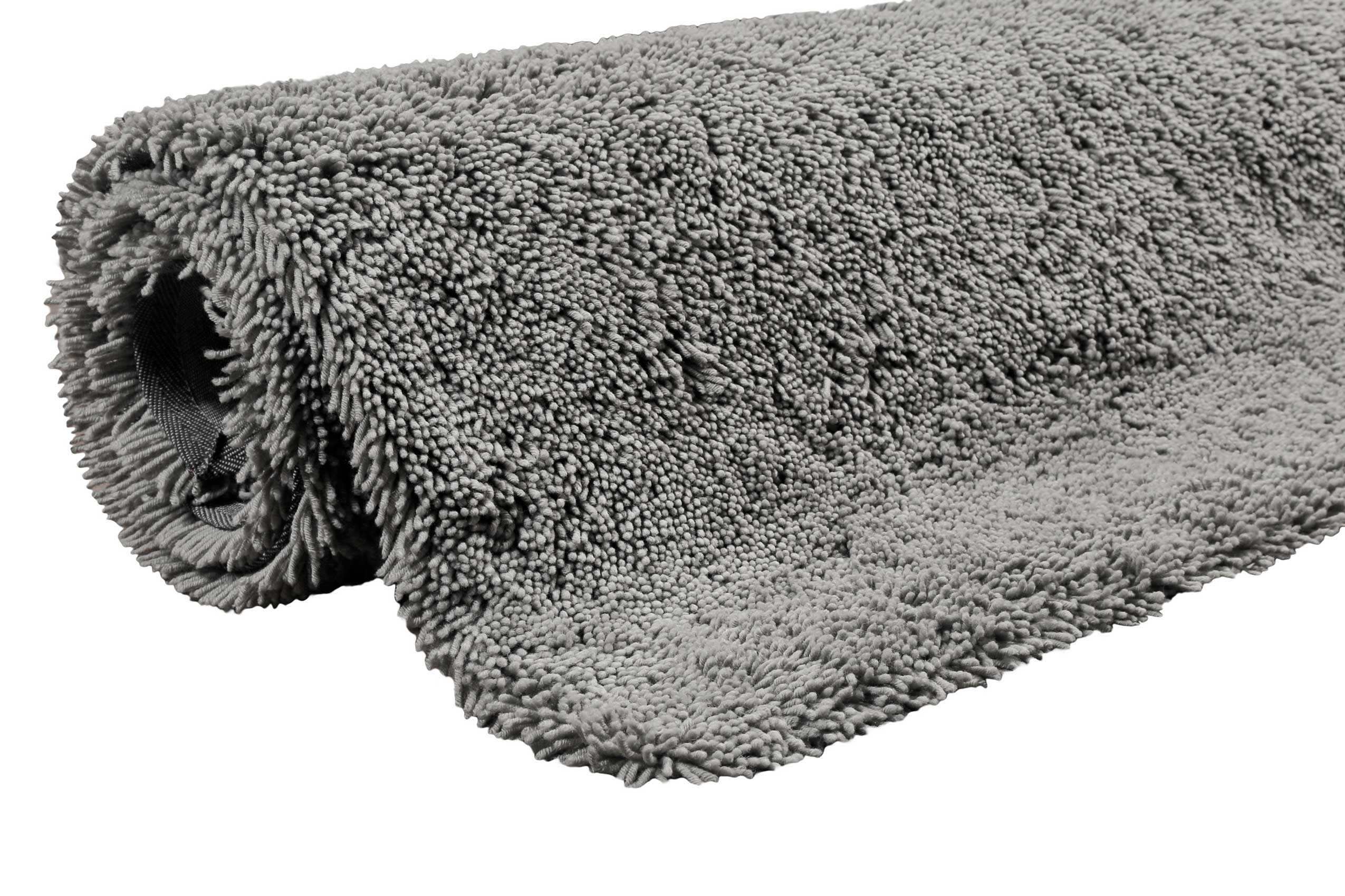 Esprit Wollteppich Shaggy Hellgrau Hochflor 