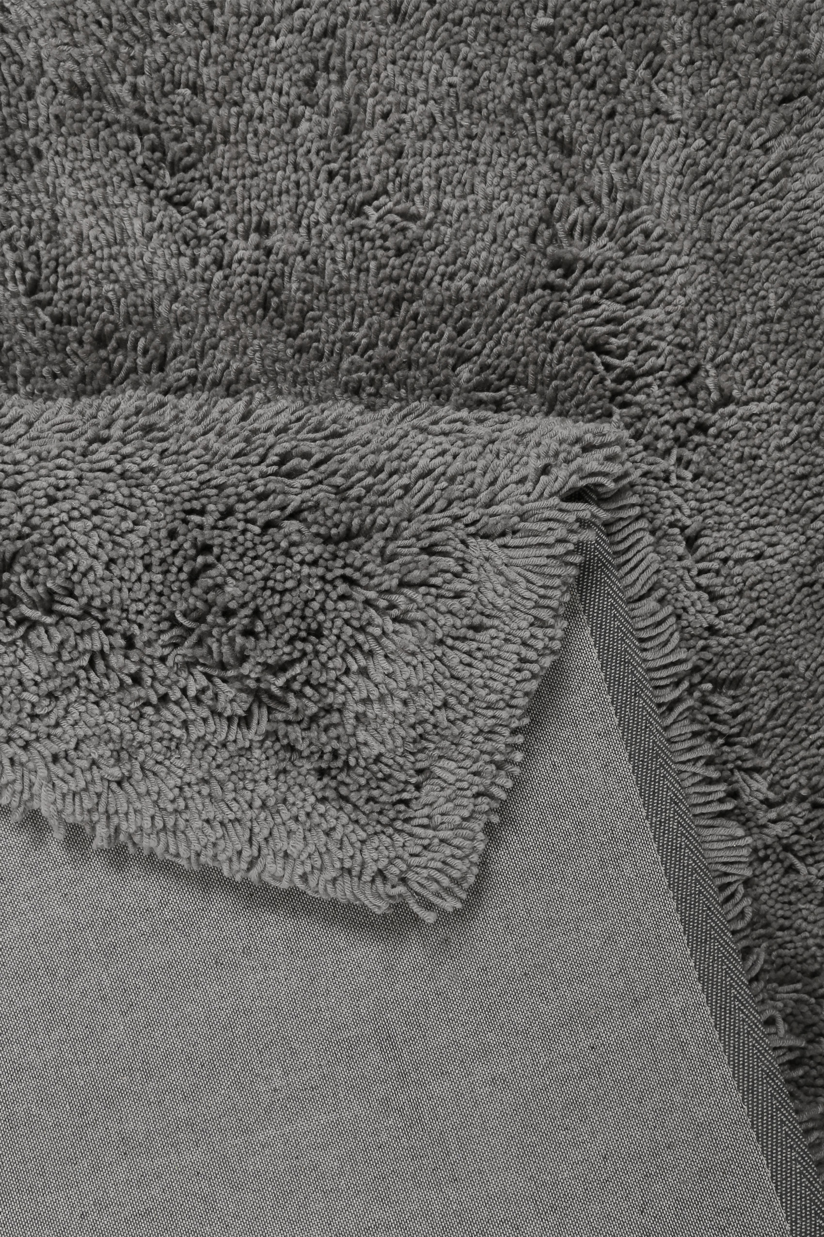 Esprit Wollteppich Shaggy Grau Hochflor 