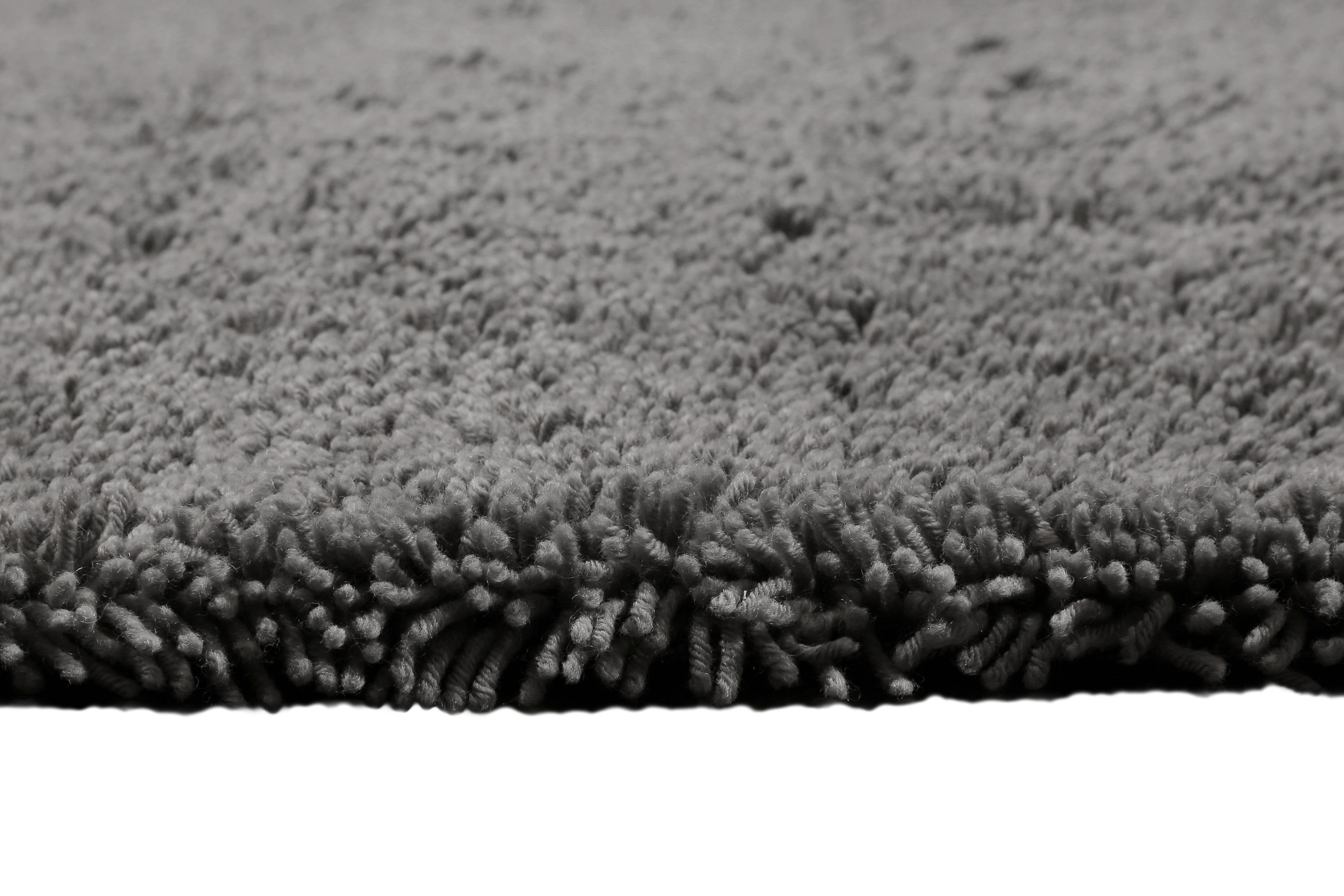 Esprit Wollteppich Shaggy Grau Hochflor 