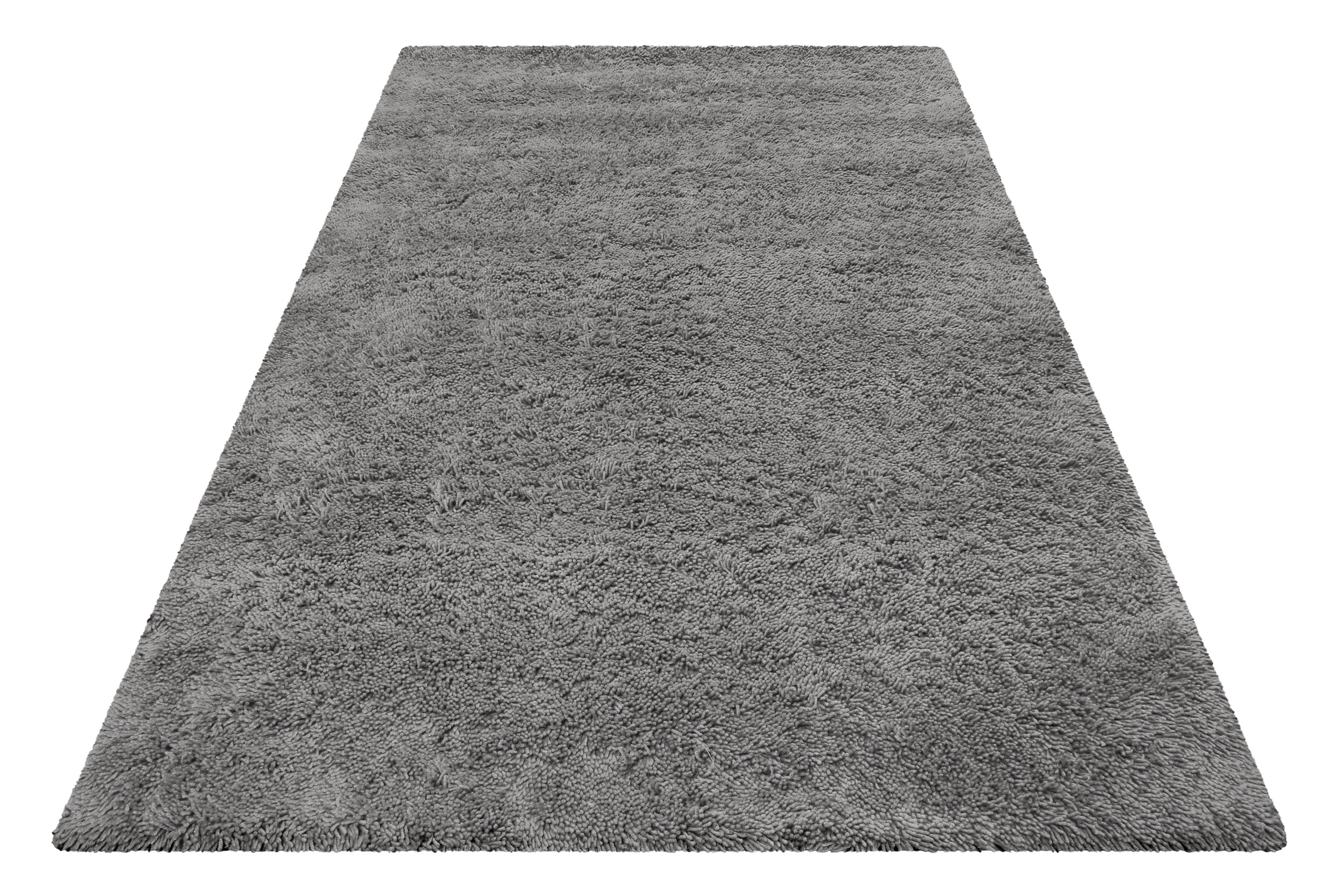 Esprit Wollteppich Shaggy Grau Hochflor 