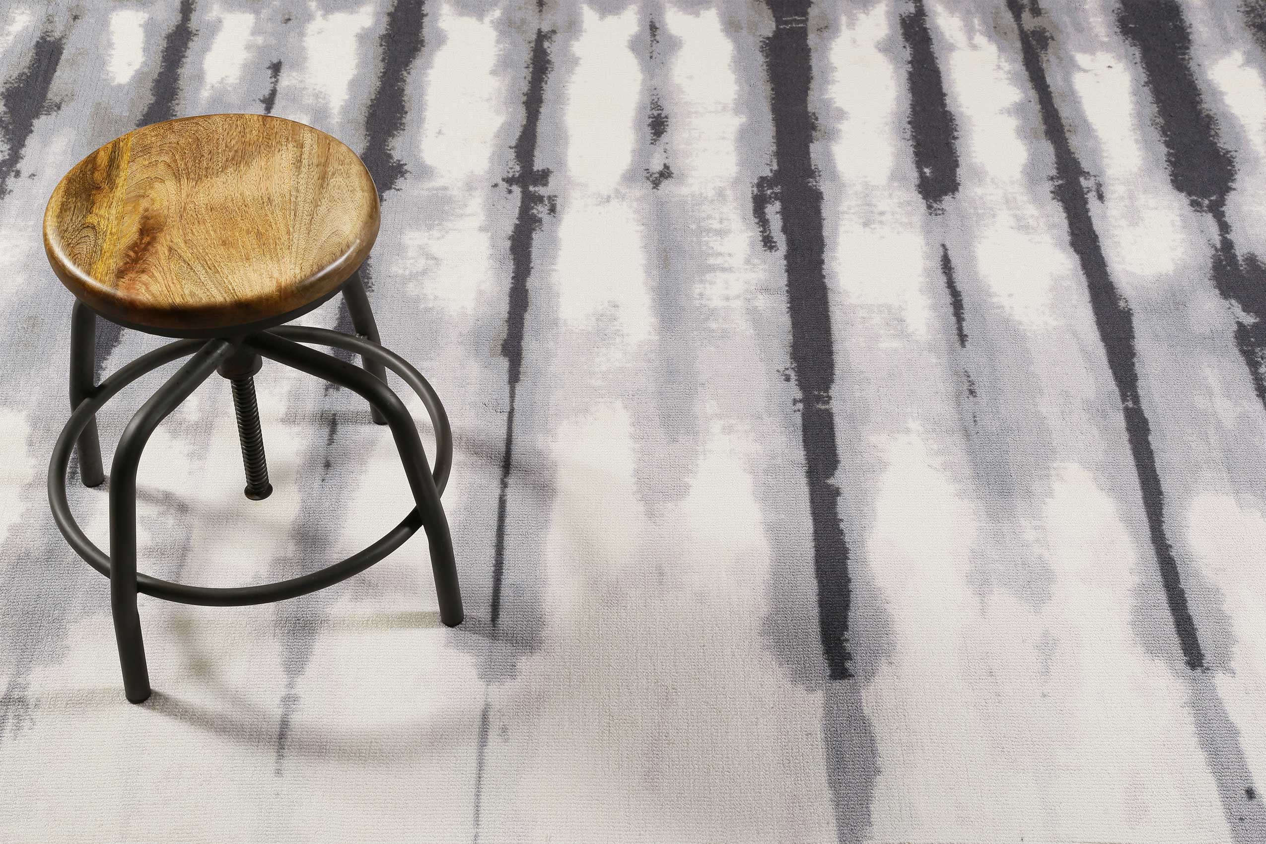 Esprit Teppich Grau Flieder Kurzflor » Seismograph « - Ansicht 4