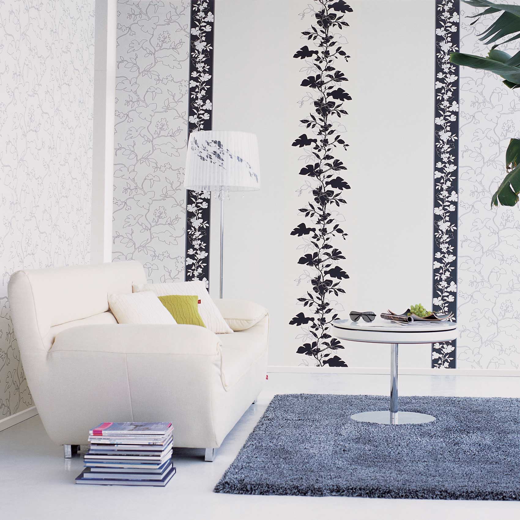 Esprit Wollteppich Grau meliert Hochflor 