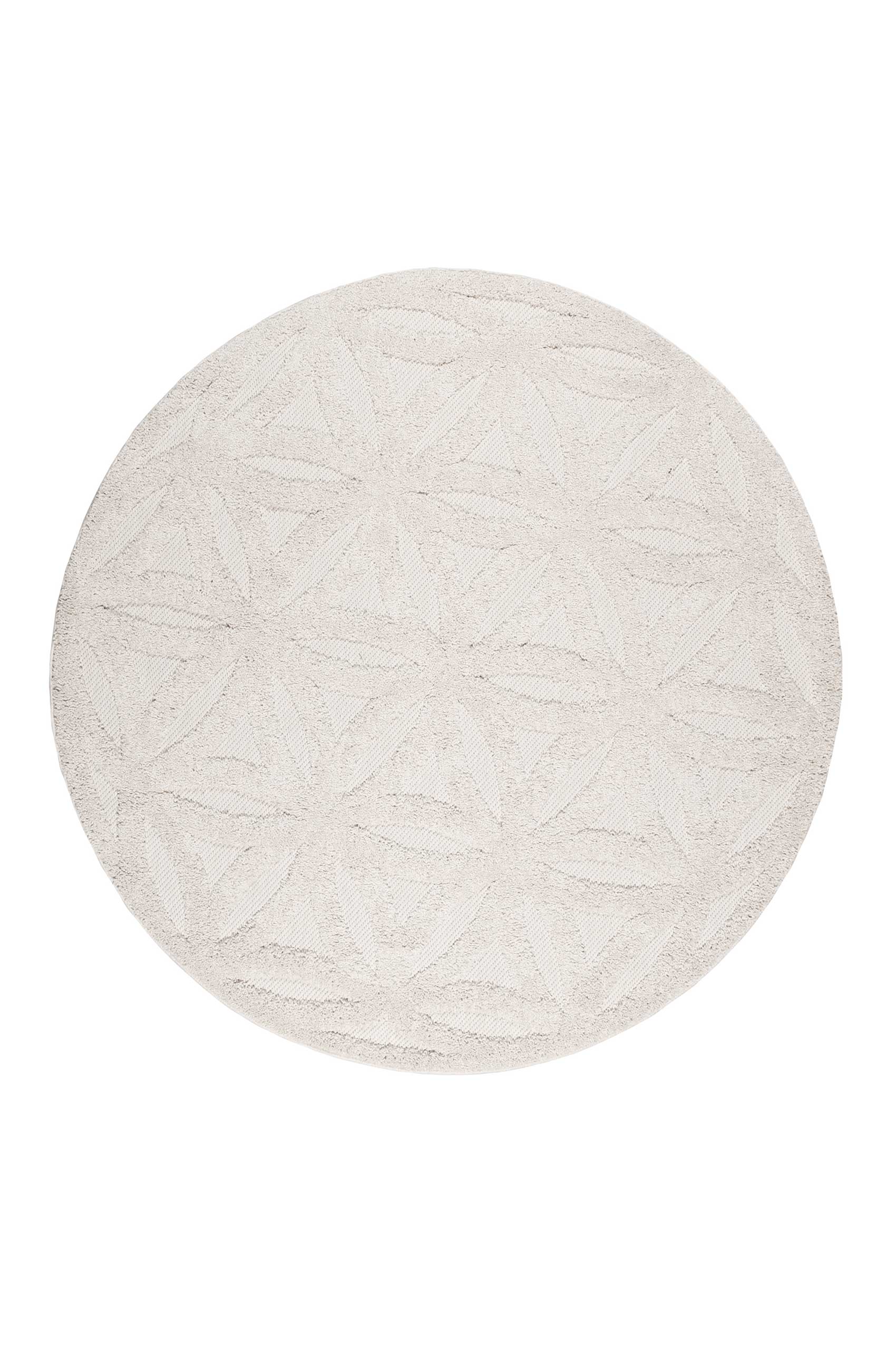Esprit Teppich In- und Outdoor Rund Creme Beige 