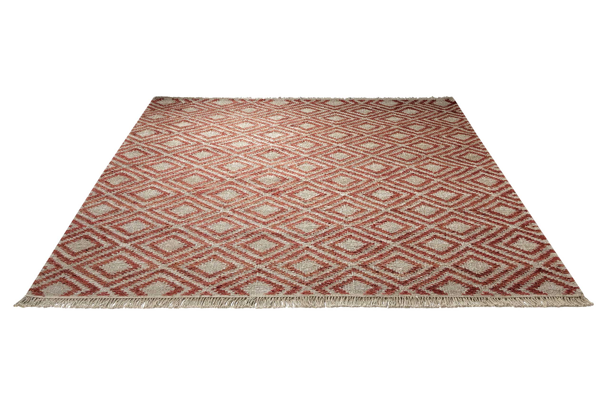 Esprit Kelim Teppich Beige Rot 
