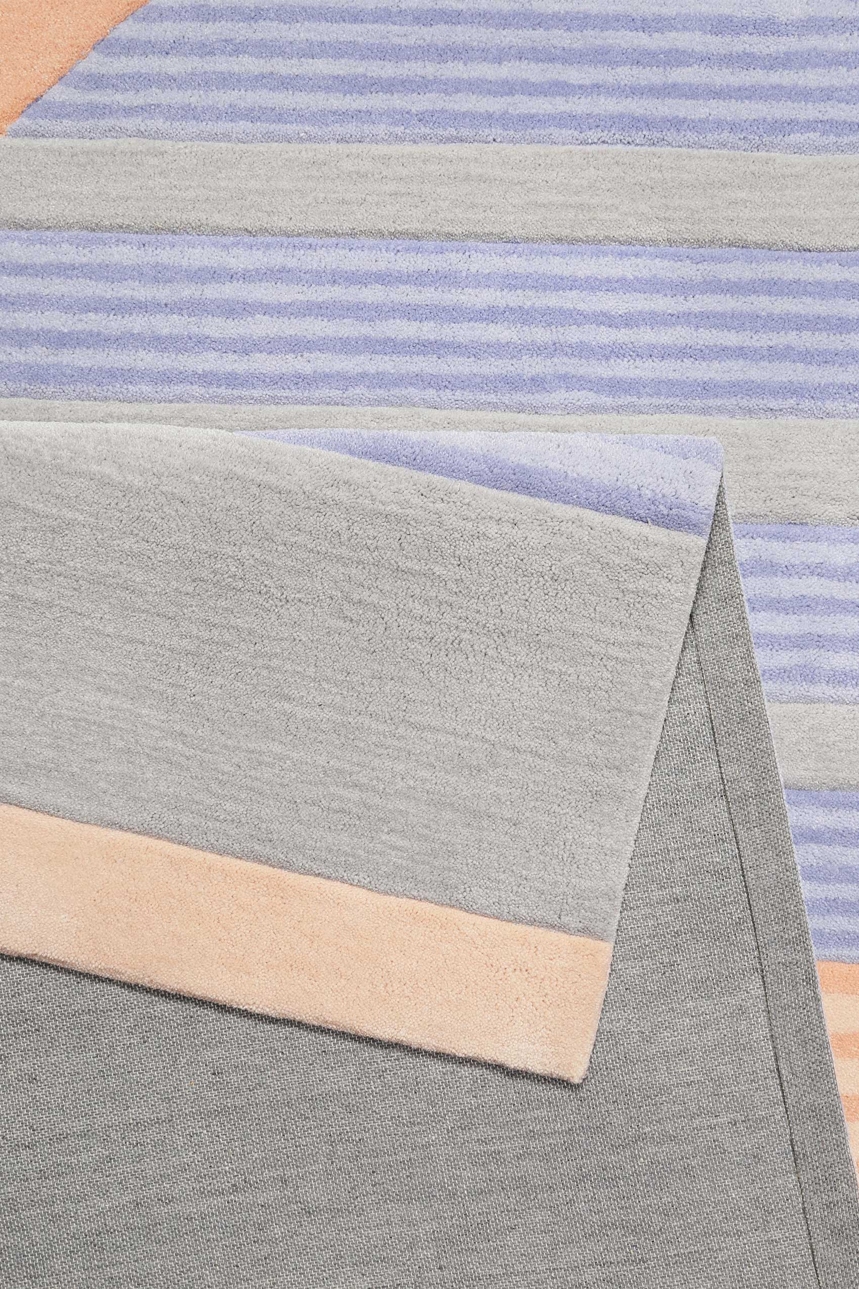 Esprit Teppich Blau Kurzflor » Skybase « - Ansicht 3