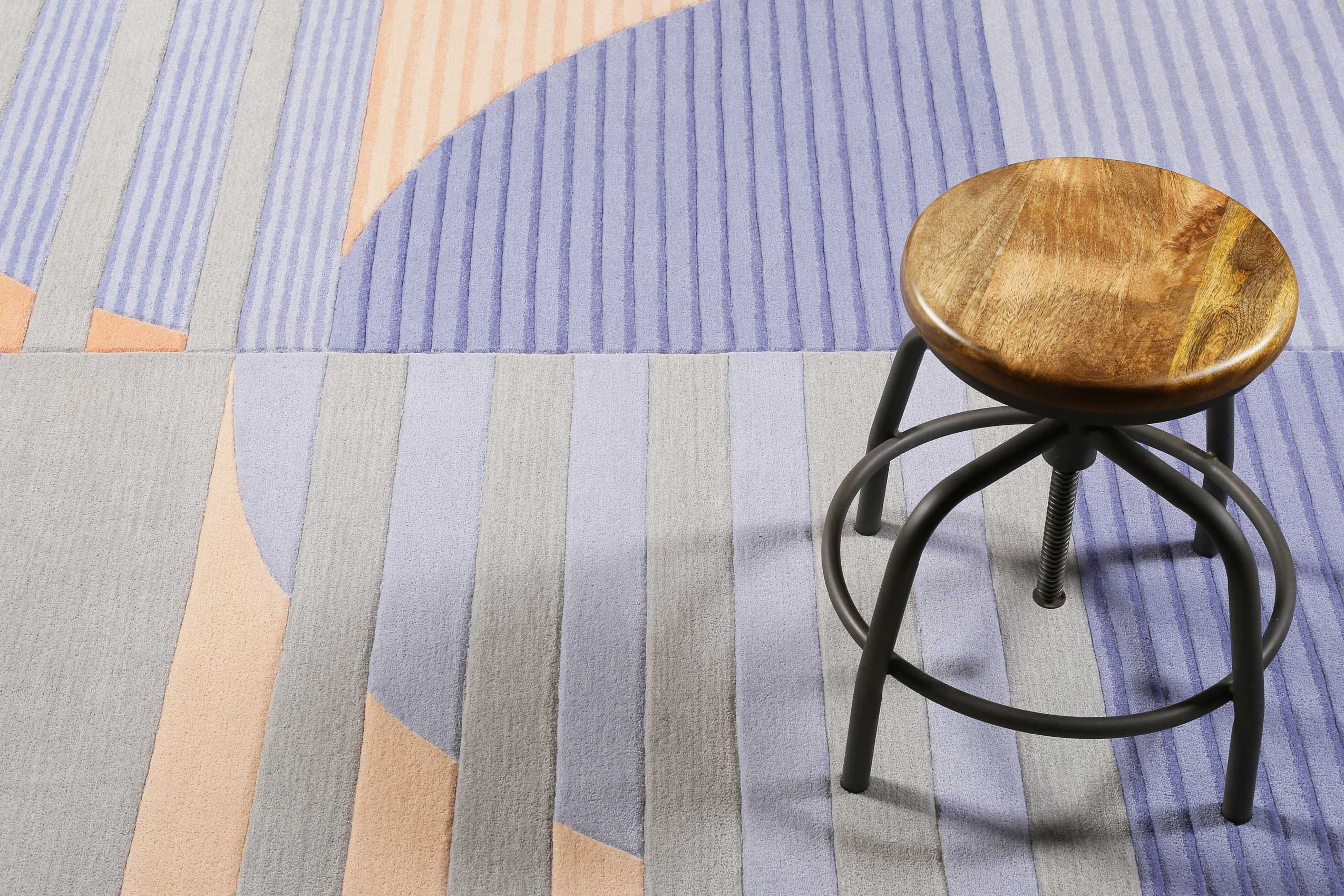 Esprit Teppich Blau Kurzflor » Skybase « - Ansicht 7