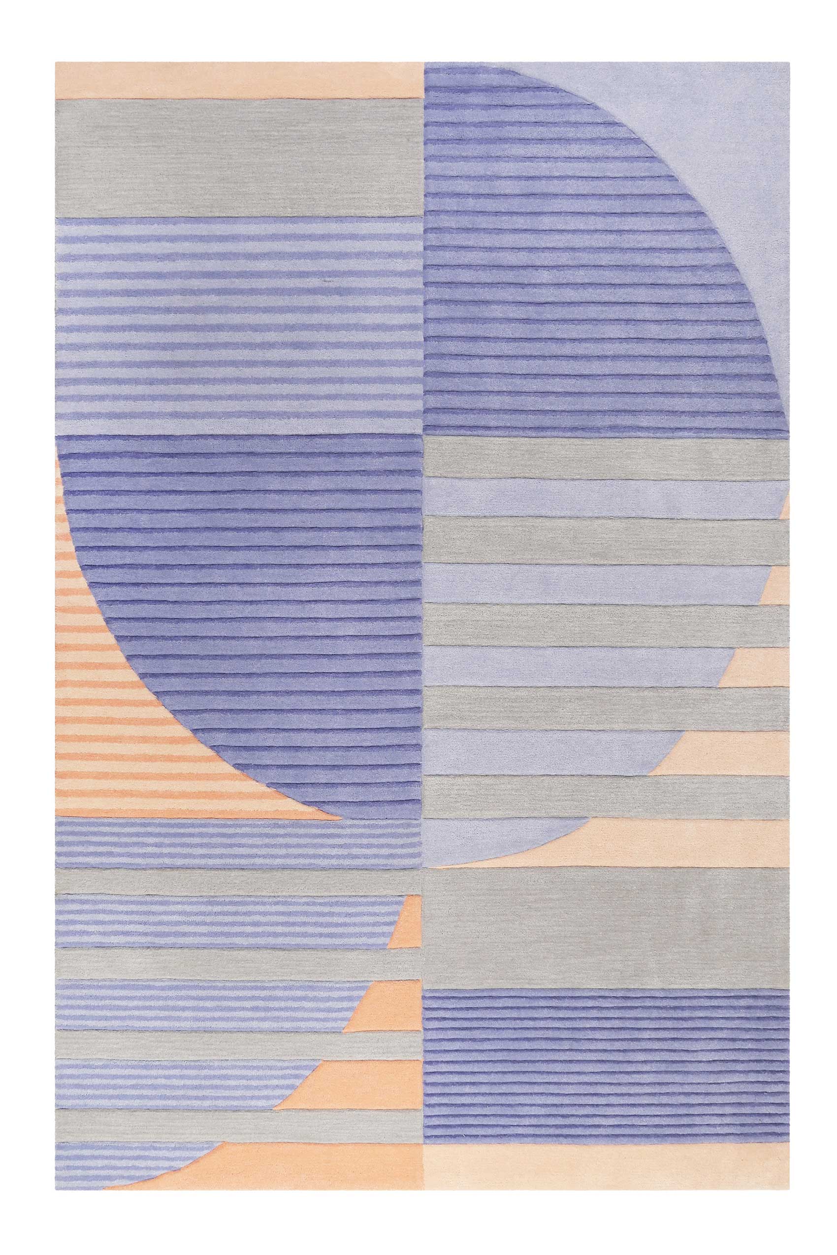 Esprit Teppich Blau Kurzflor » Skybase « - Ansicht 1