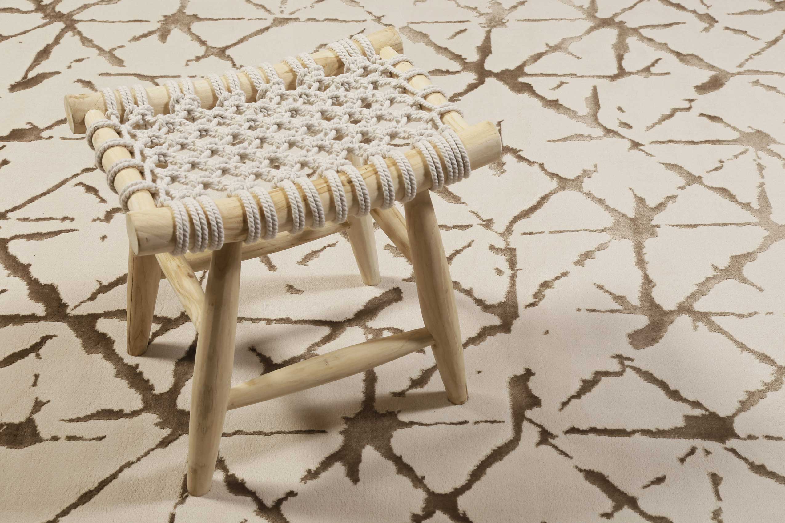 Esprit Teppich Beige Kurzflor 