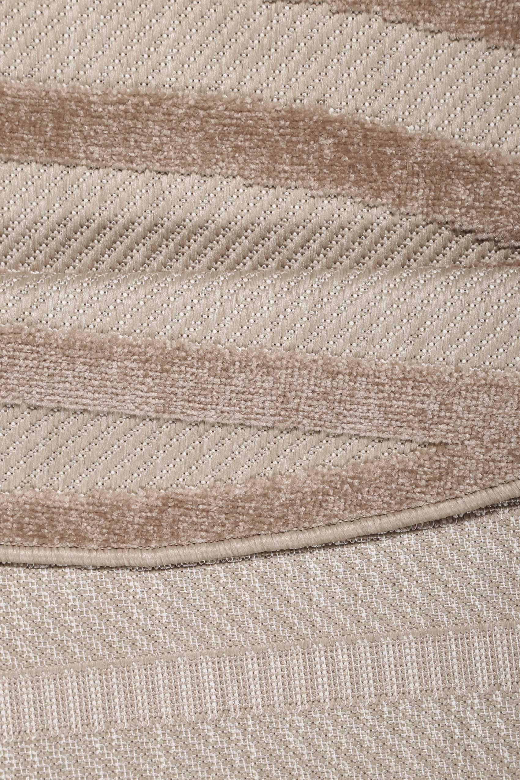 Esprit Teppich In- und Outdoor Rund Beige Sand 