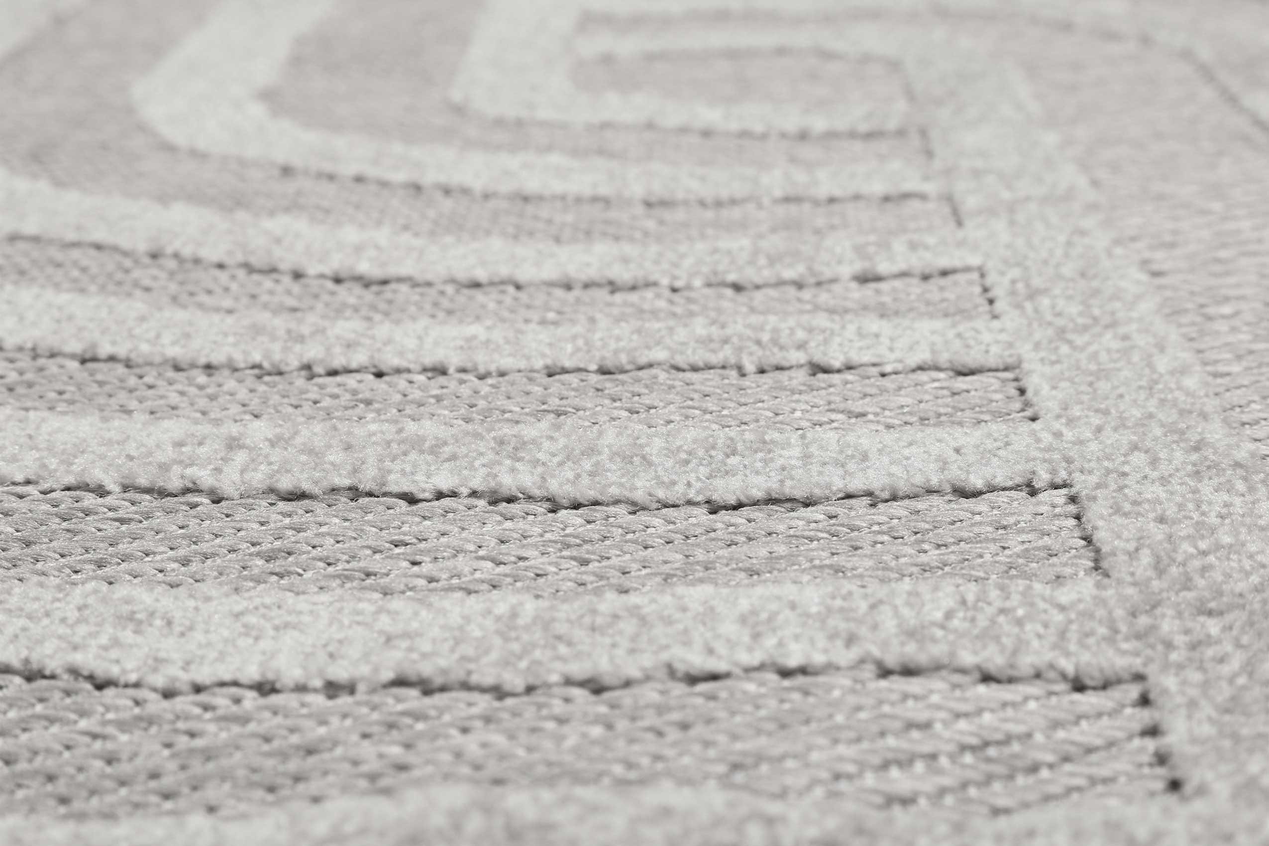 Esprit Teppich In- und Outdoor Rund Grau Silber 