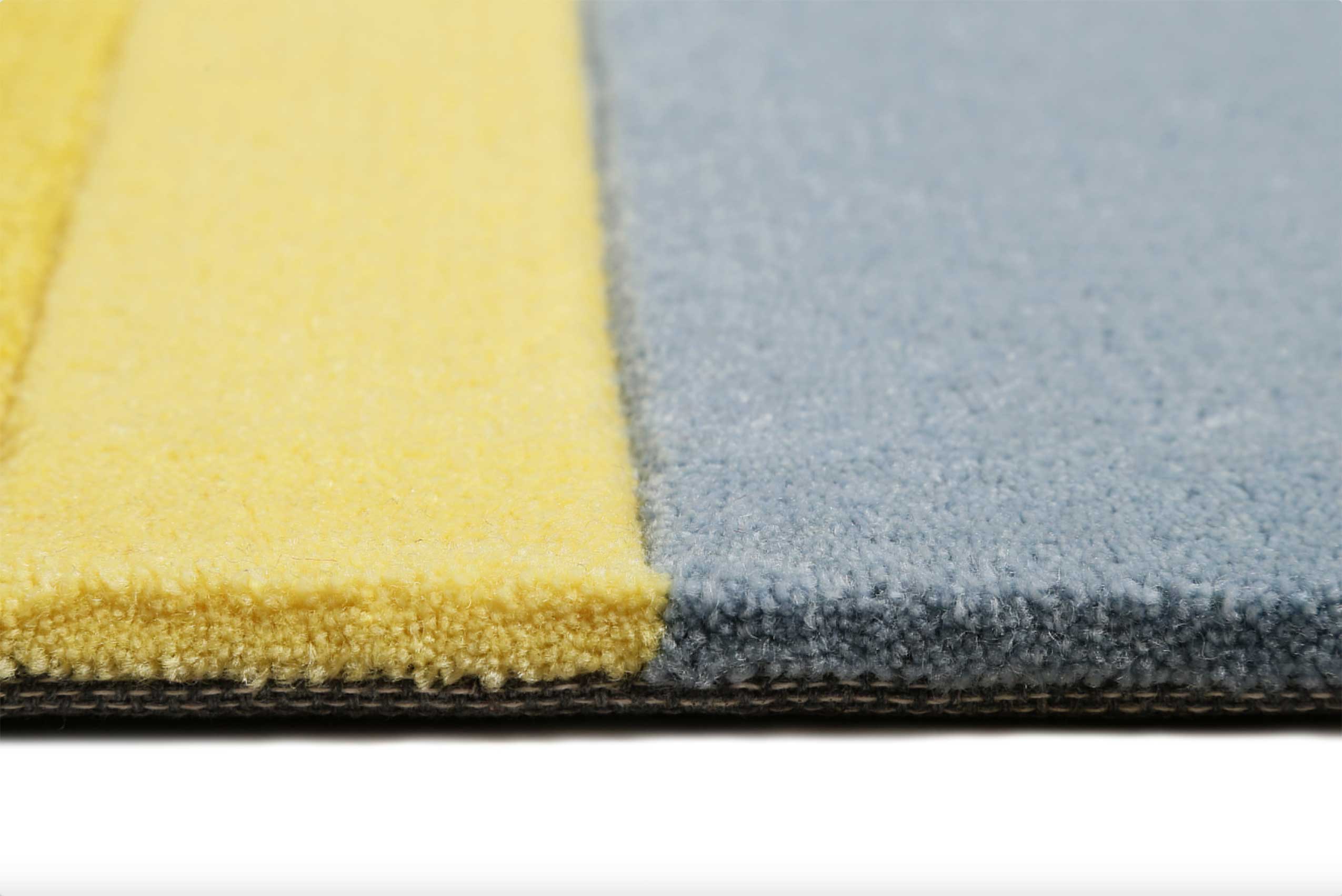 Esprit Wollteppich Blau Gelb Blau » Split « - Ansicht 4
