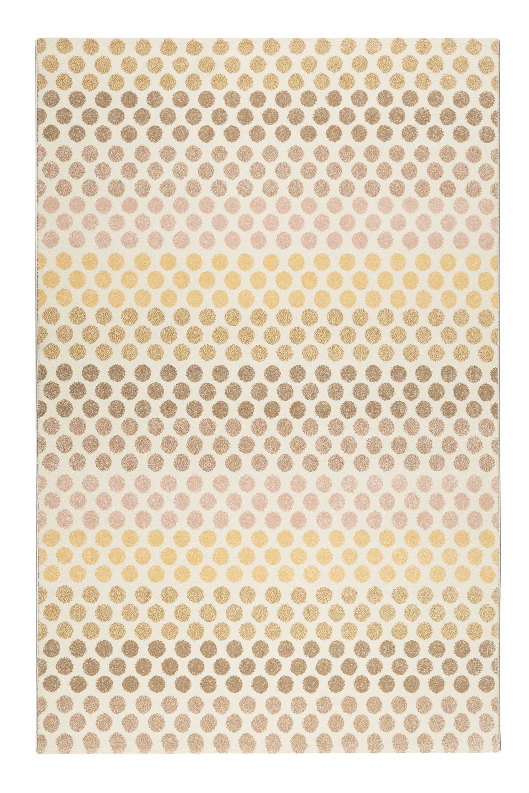 Esprit Teppich Beige Taupe Rosa Gelb Kurzflor » Spotted Stripe « - Ansicht 1