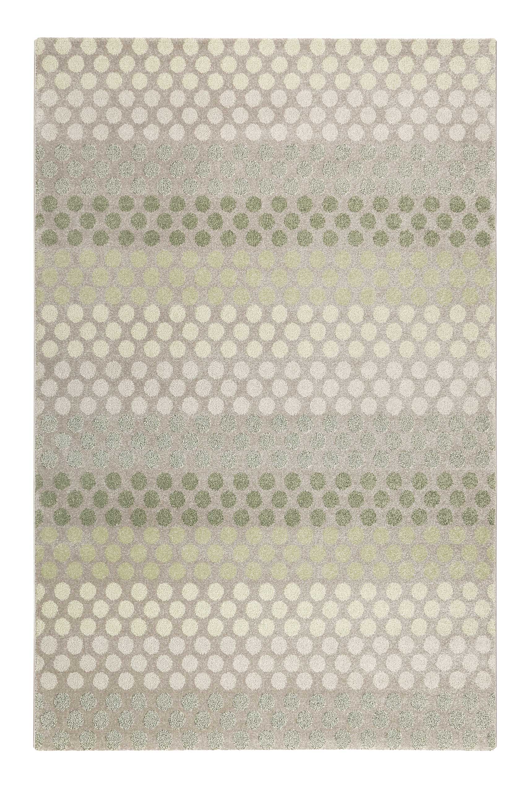 Esprit Teppich Grau Salbeigrün Kurzflor » Spotted Stripe « - Ansicht 1