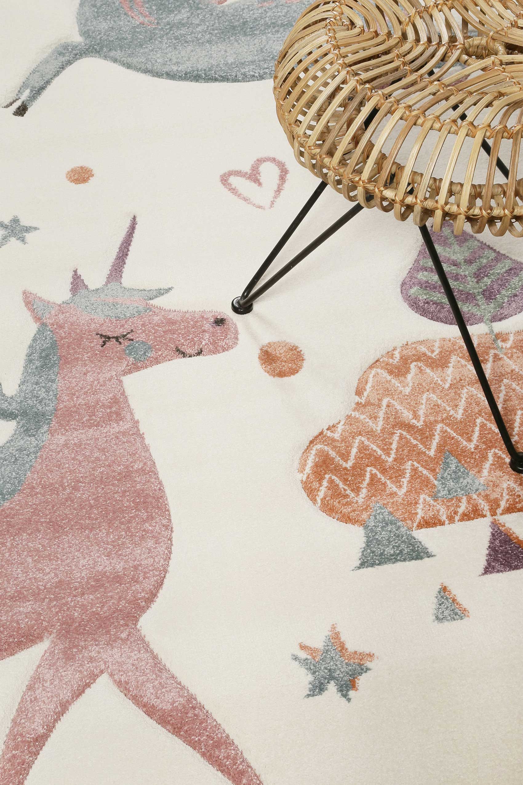 Esprit Kinderteppich beige » Sunny Unicorn « - Ansicht 5