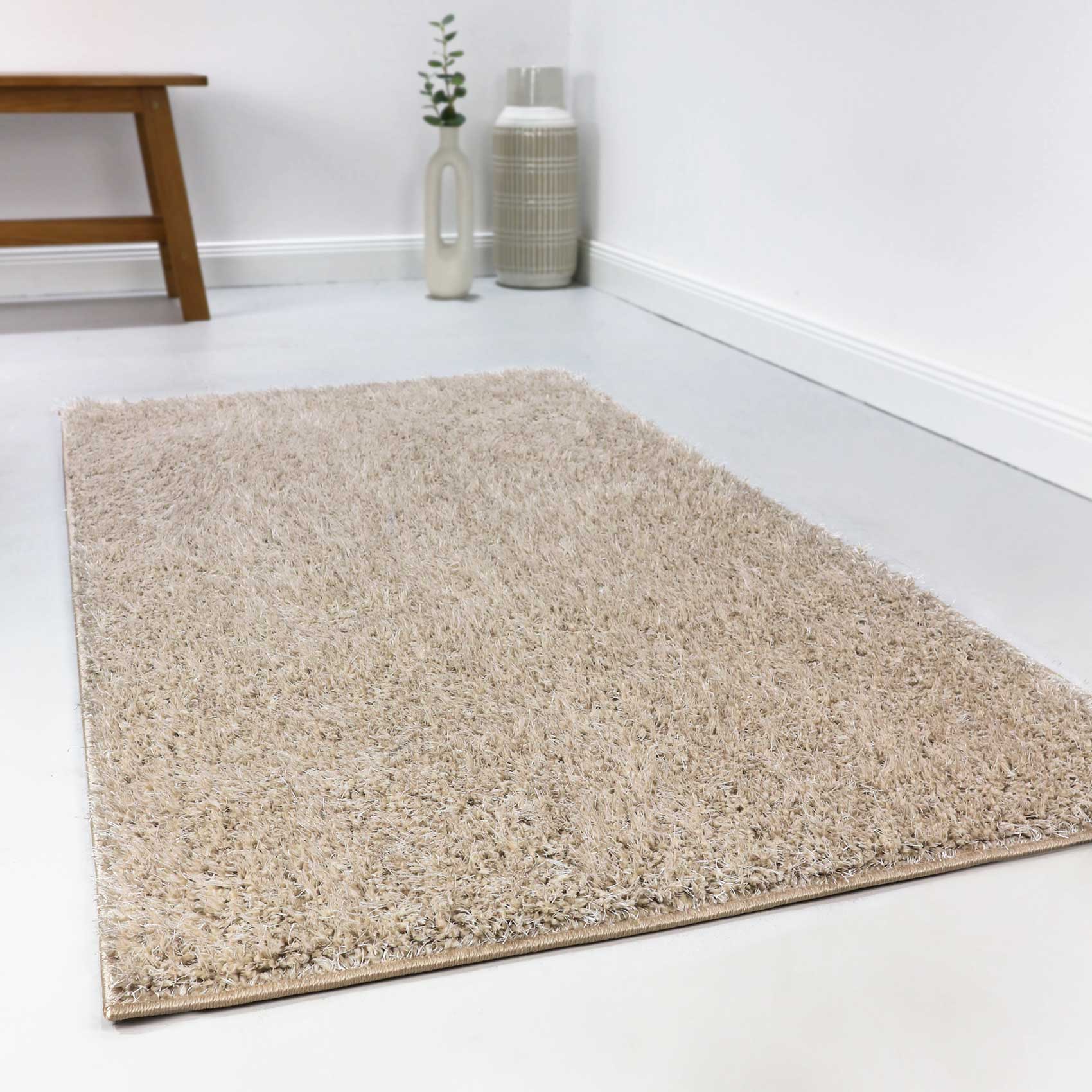 Teppich Sand Hochflor » #Swagger Shag « Homie Living - Ansicht 1