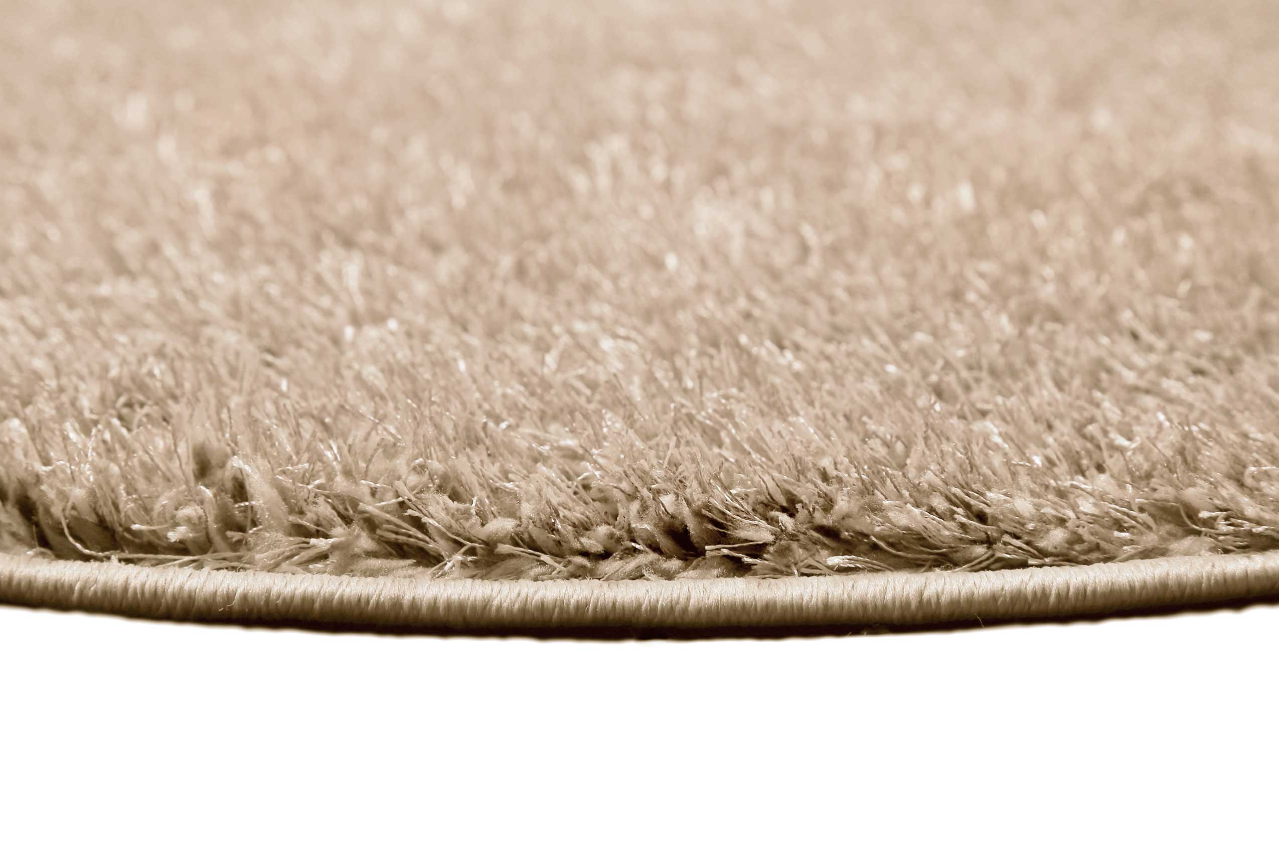 Esprit Teppich Rund Sand Hochflor