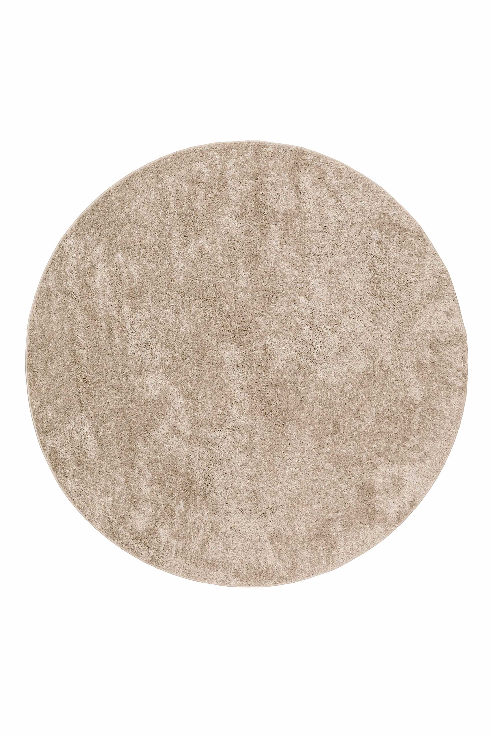 Esprit Teppich Rund Sand Hochflor