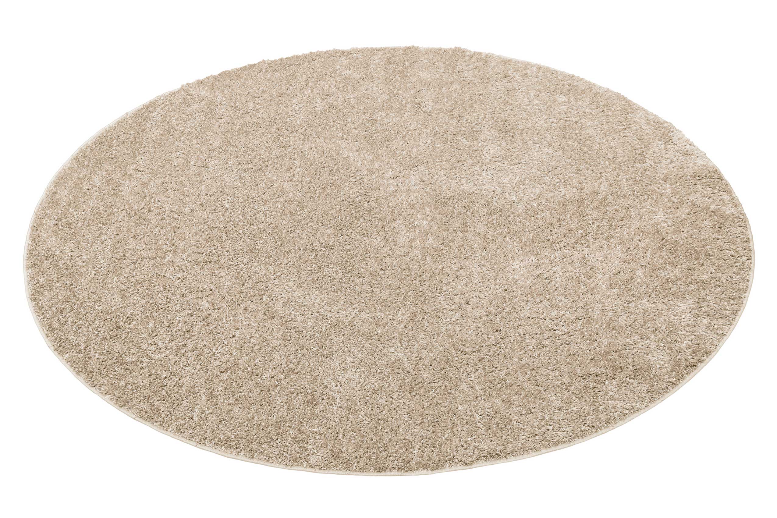 Esprit Teppich Rund Sand Hochflor