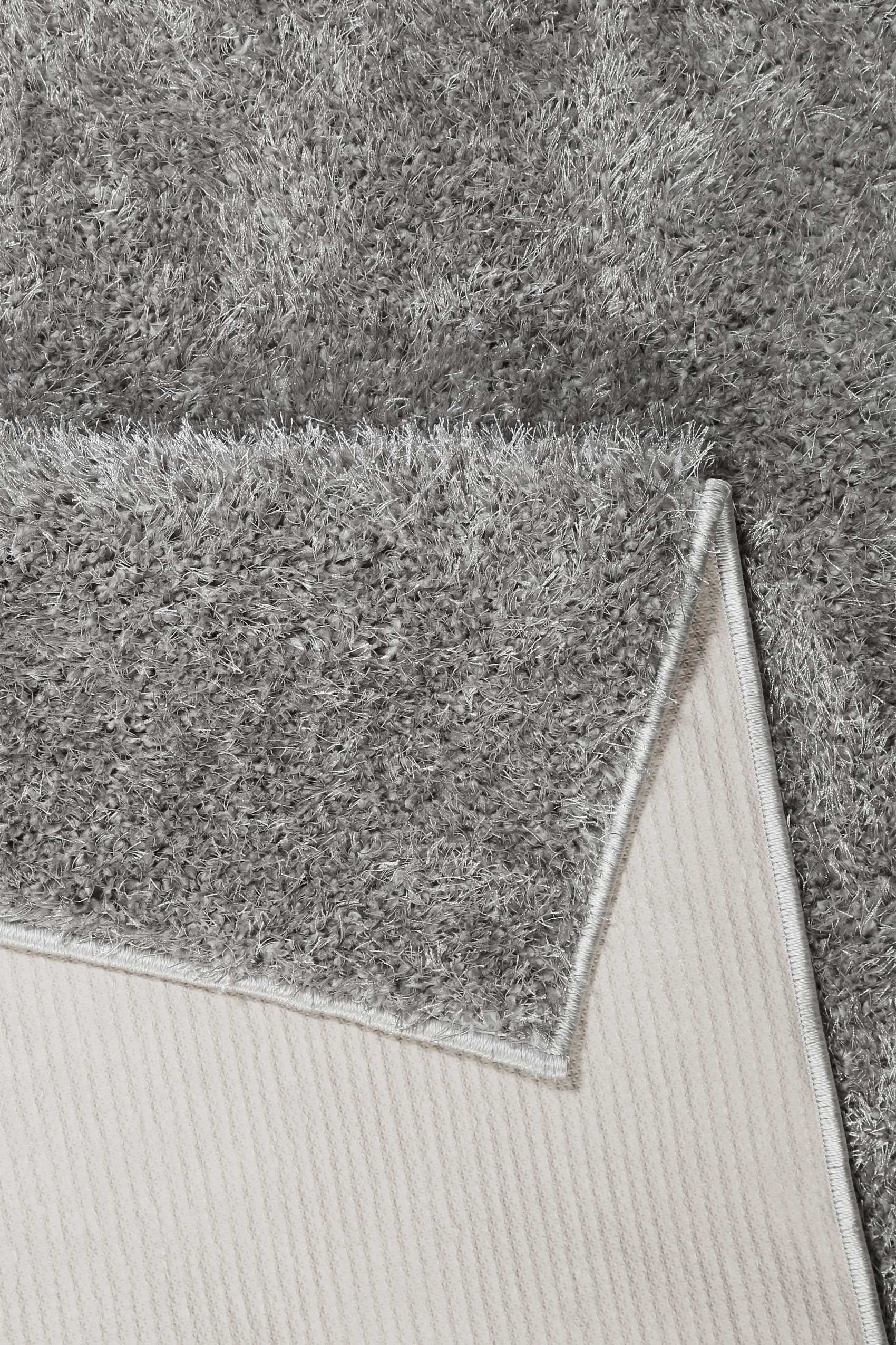 Esprit Teppich Hellgrau Hochflor