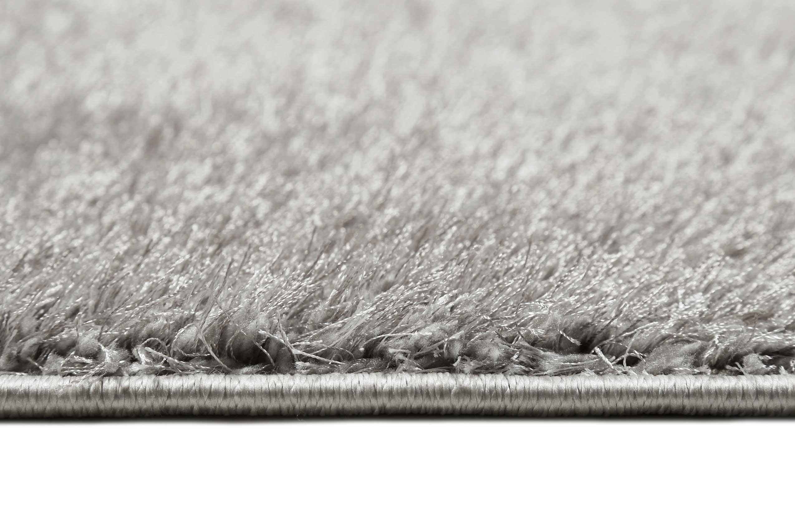 Esprit Teppich Hellgrau Hochflor