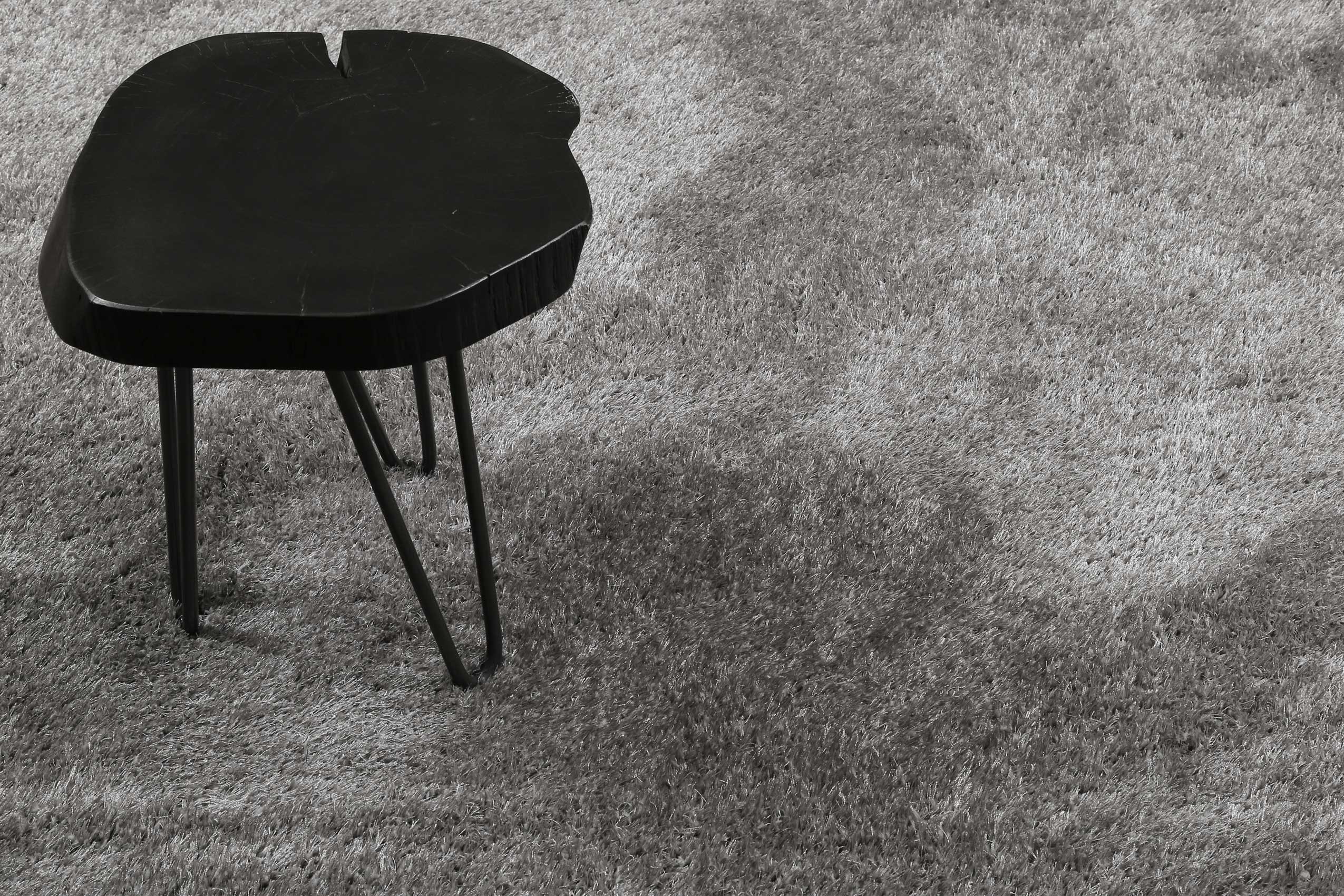 Esprit Teppich Rund Hellgrau Hochflor