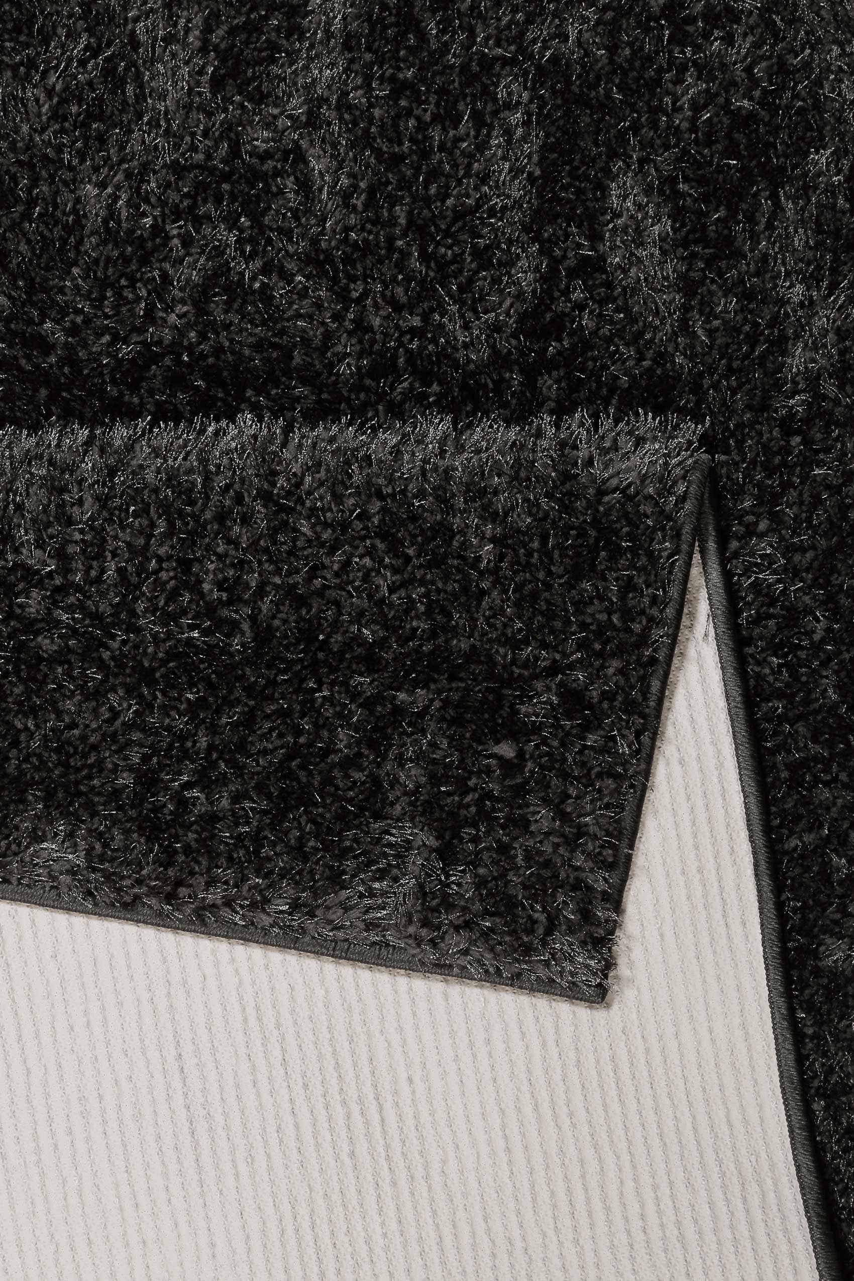 Teppich Anthrazit Hochflor » #Swagger Shag « Homie Living - Ansicht 4