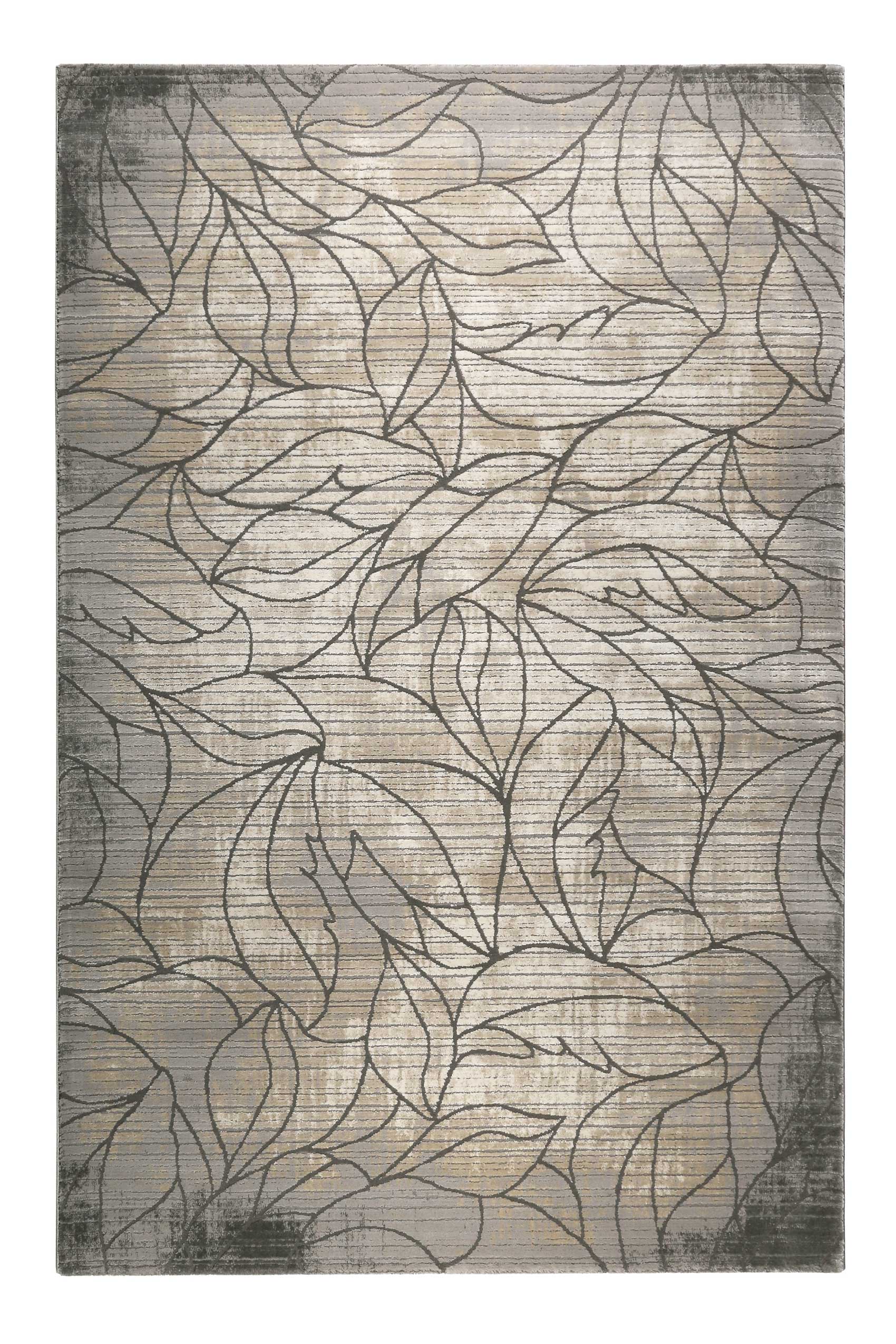 Esprit Teppich Grau Beige Vintage Kurzflor 