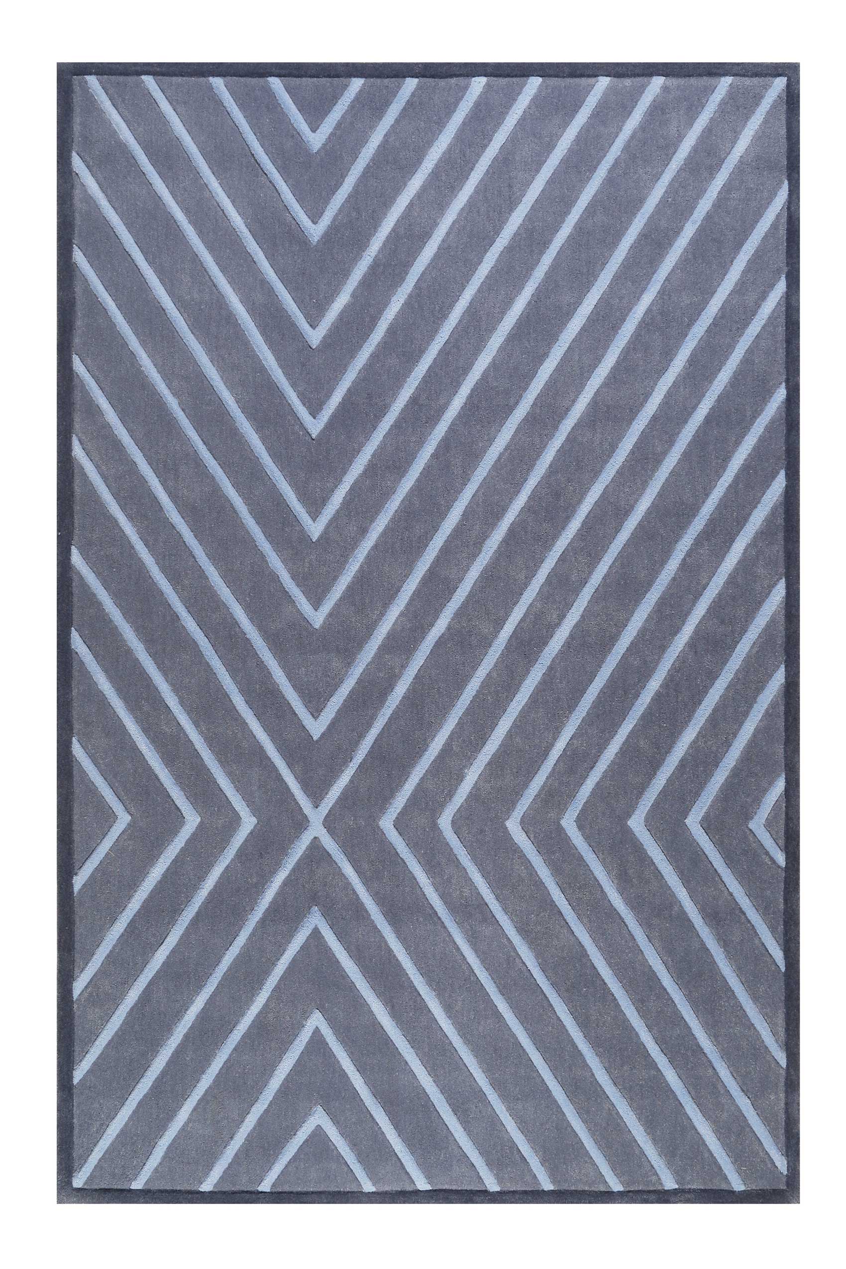 Esprit Teppich blau Kurzflor 