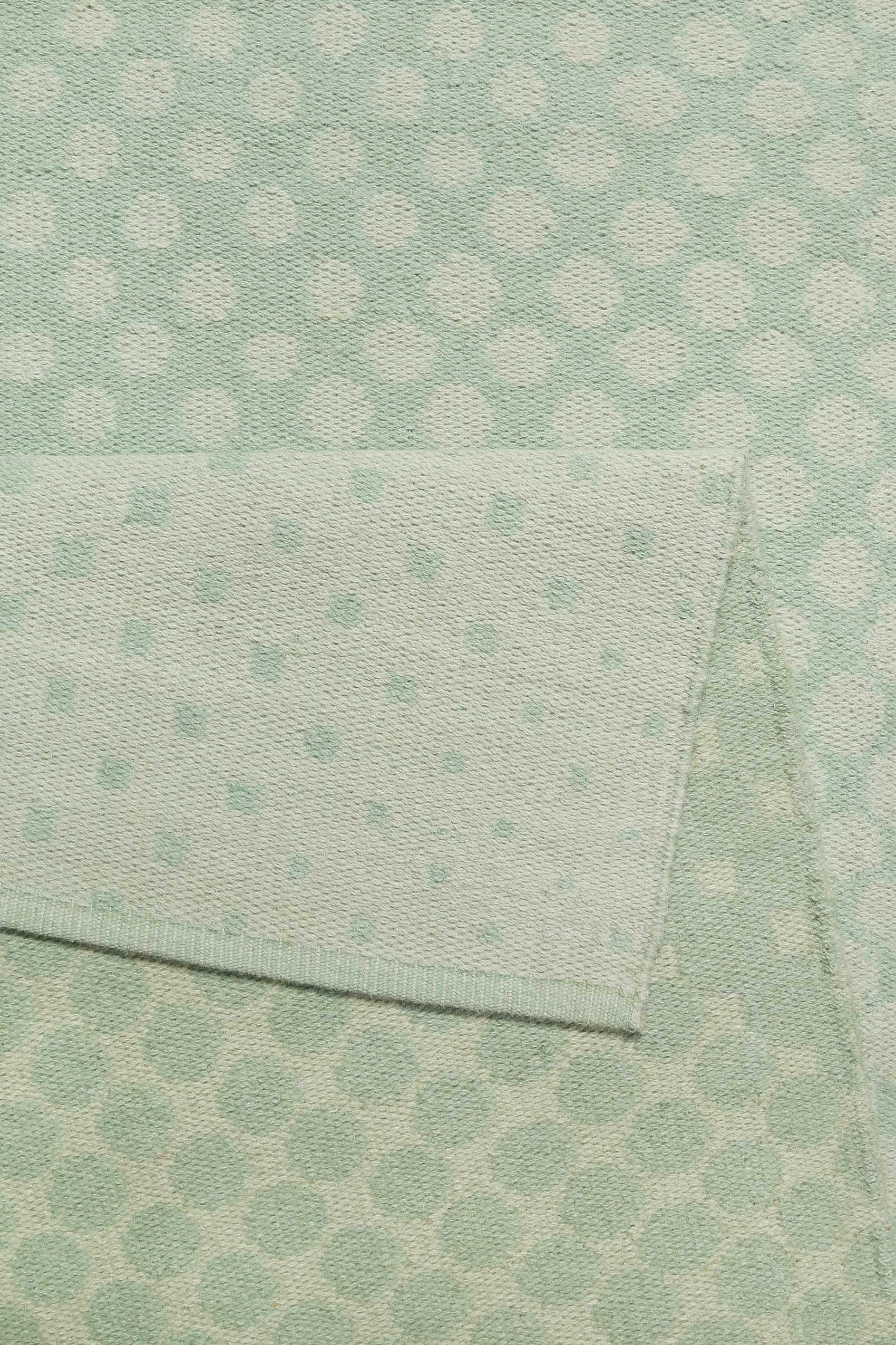 Esprit Kelim Teppich Hellgrün aus Wolle » VEL Kelim « - Ansicht 3