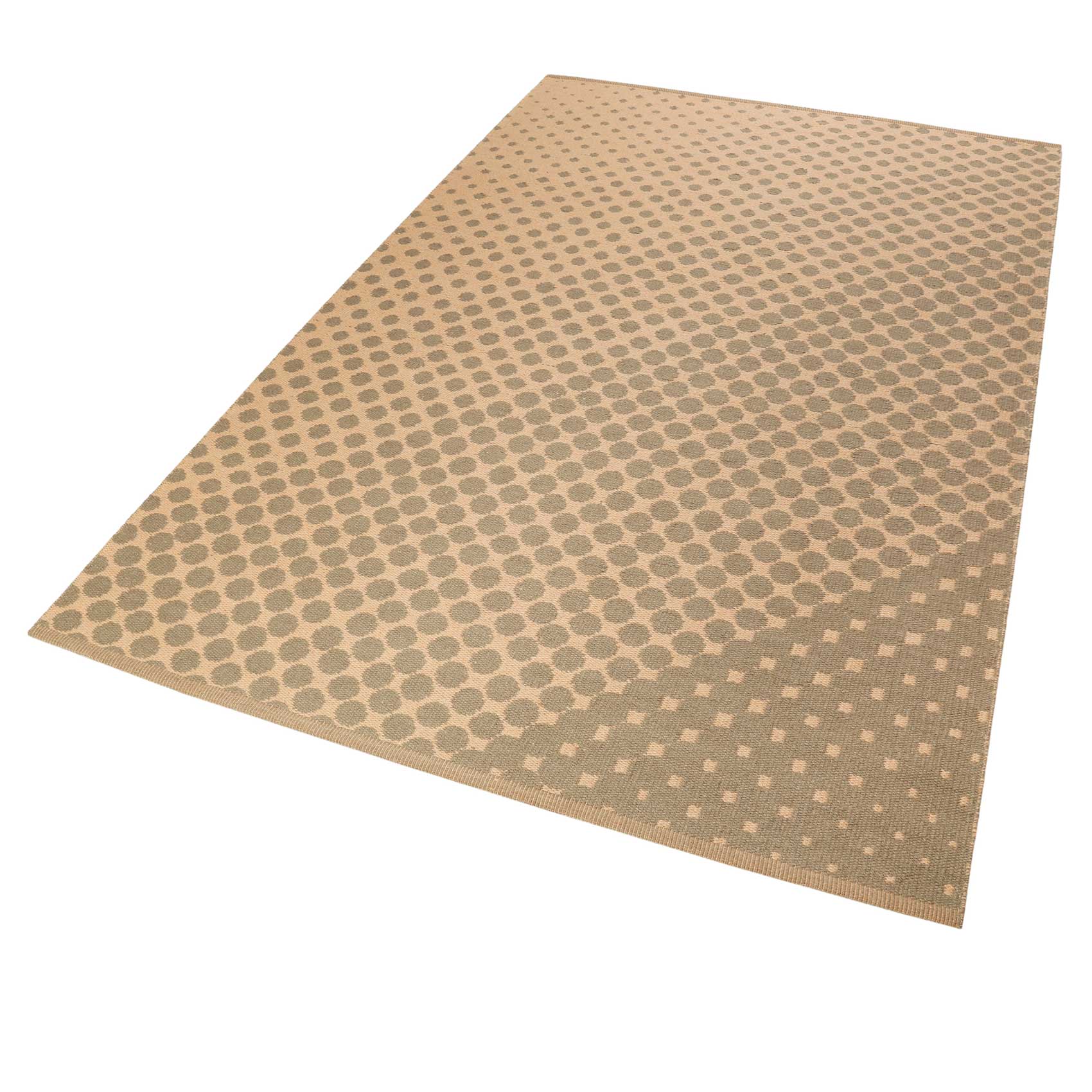 Esprit Kelim Teppich Orange aus Wolle 