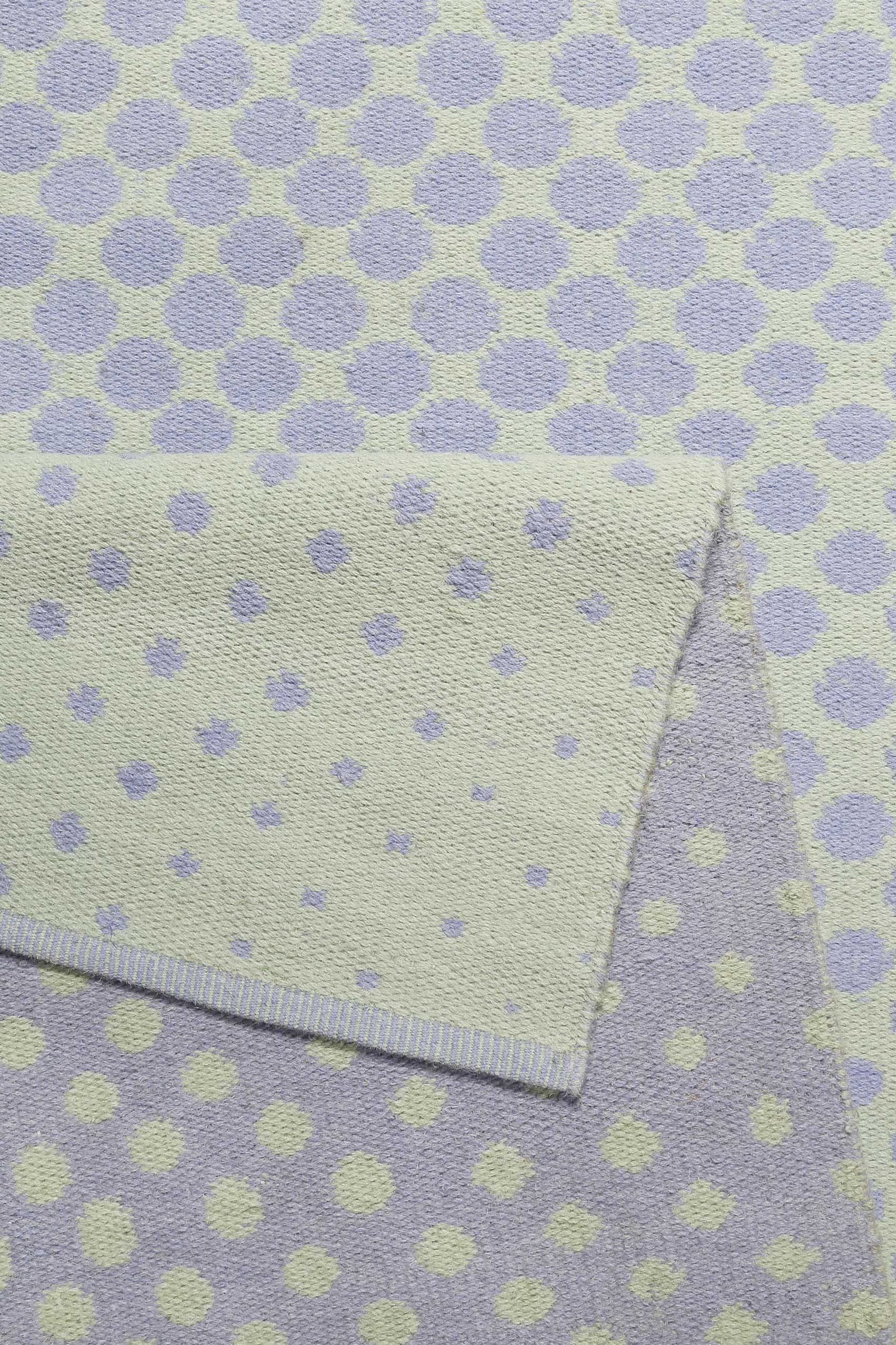 Esprit Kelim Teppich Grün Blau aus Wolle 