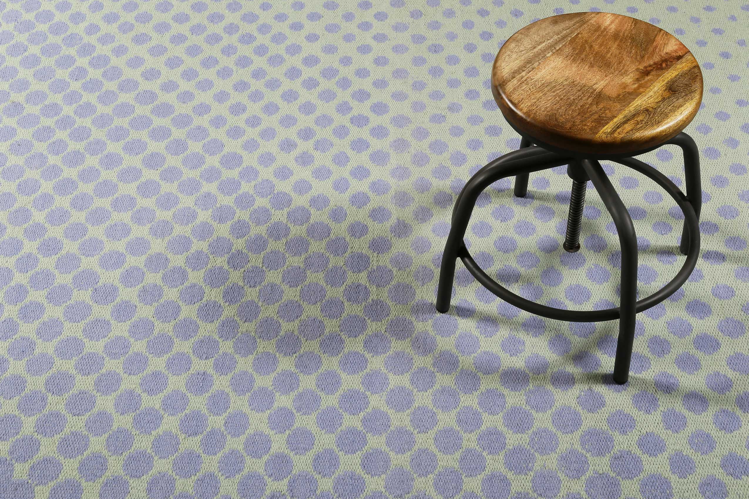 Esprit Kelim Teppich Grün Blau aus Wolle 