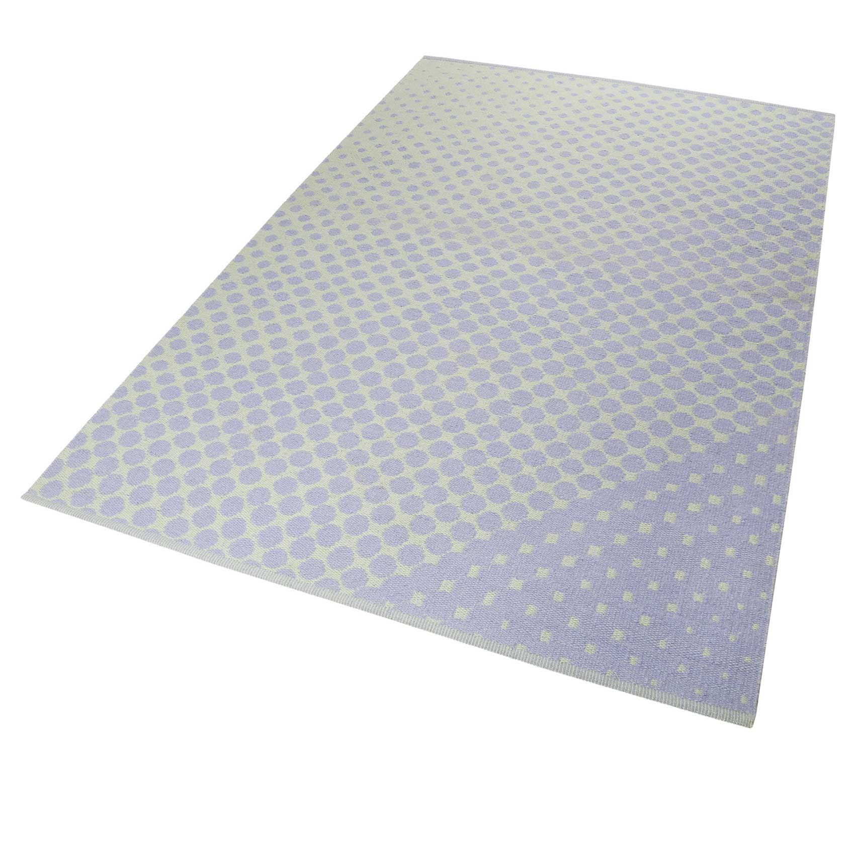 Esprit Kelim Teppich Grün Blau aus Wolle 