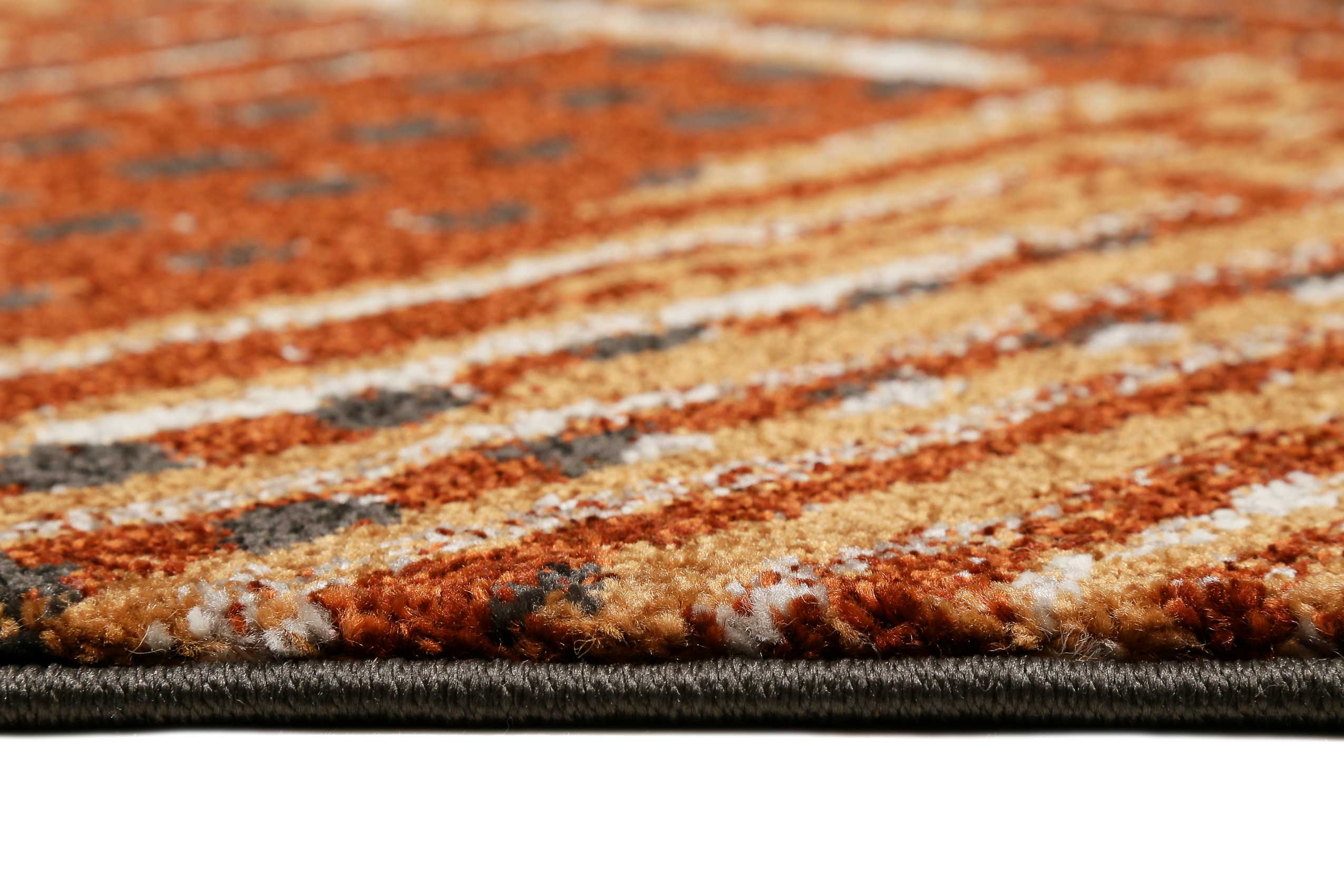 Esprit Teppich Terracotta Braun Kurzflor 