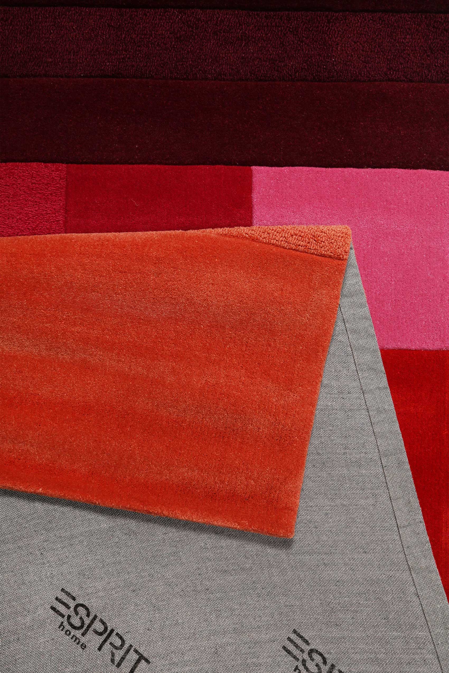 Esprit Teppich Rot Orange Pink aus Wolle » Various Box « - Ansicht 3