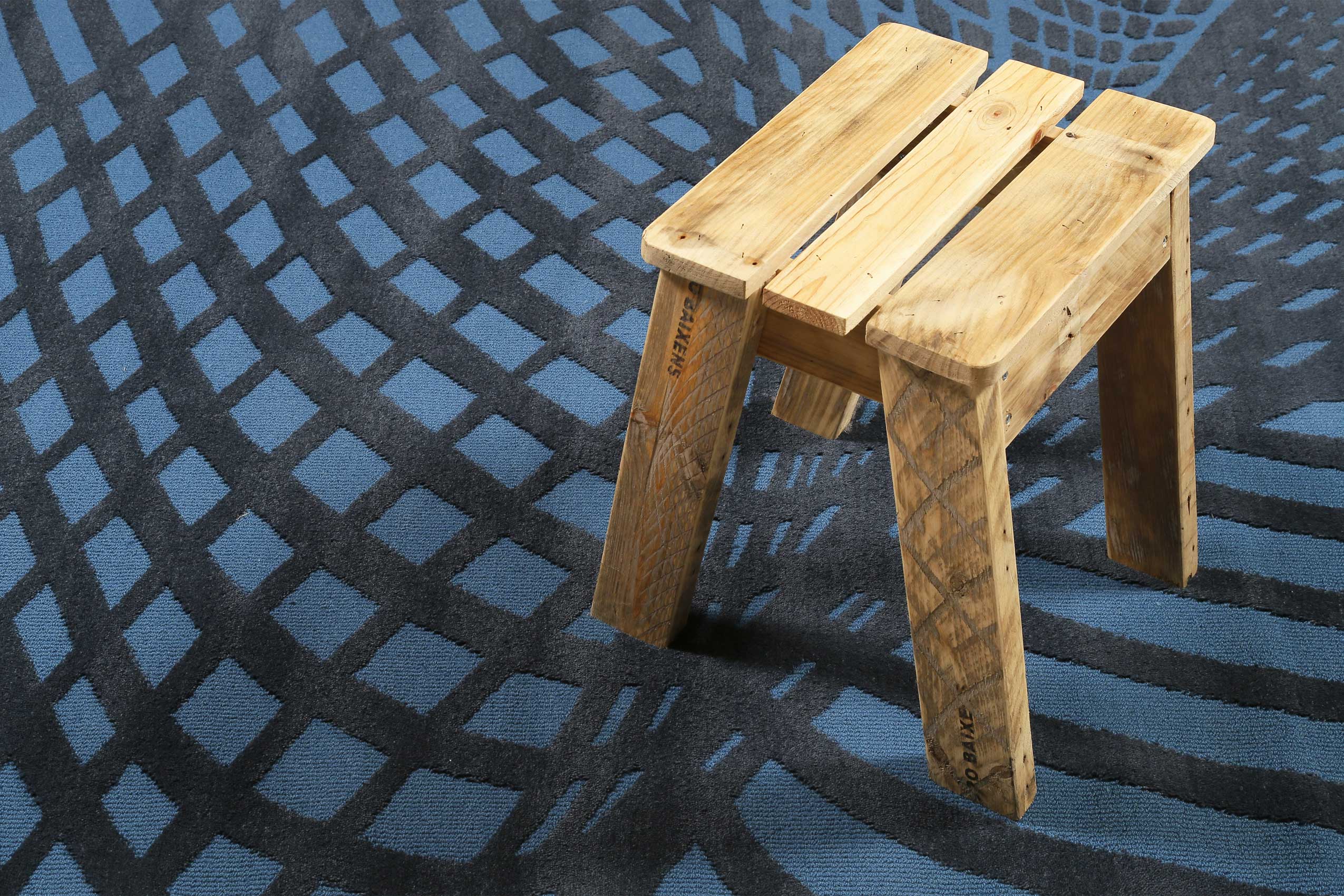 Esprit Wollteppich Blau 