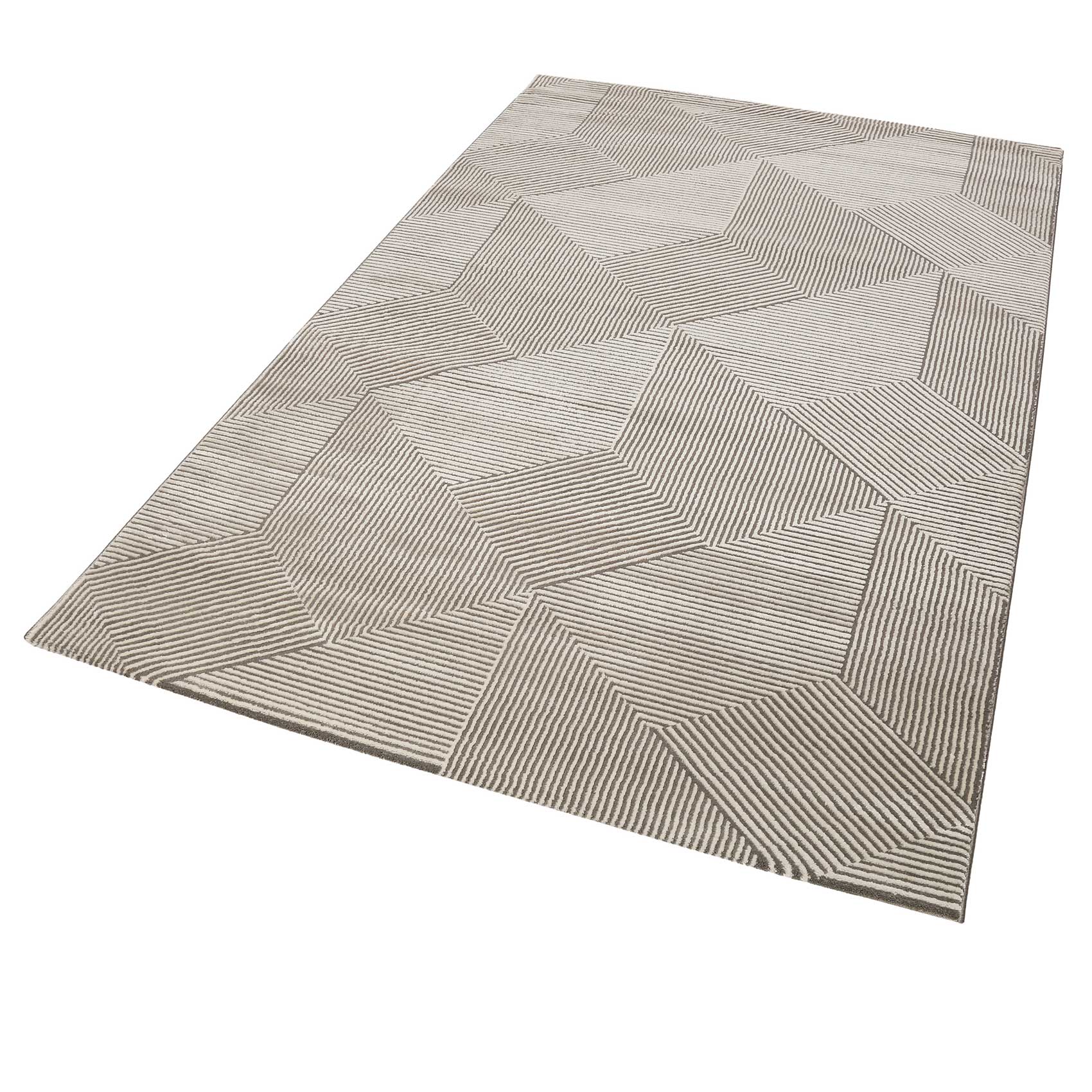 Esprit Teppich Beige Braun Kurzflor » Velvet Groove « - Ansicht 2