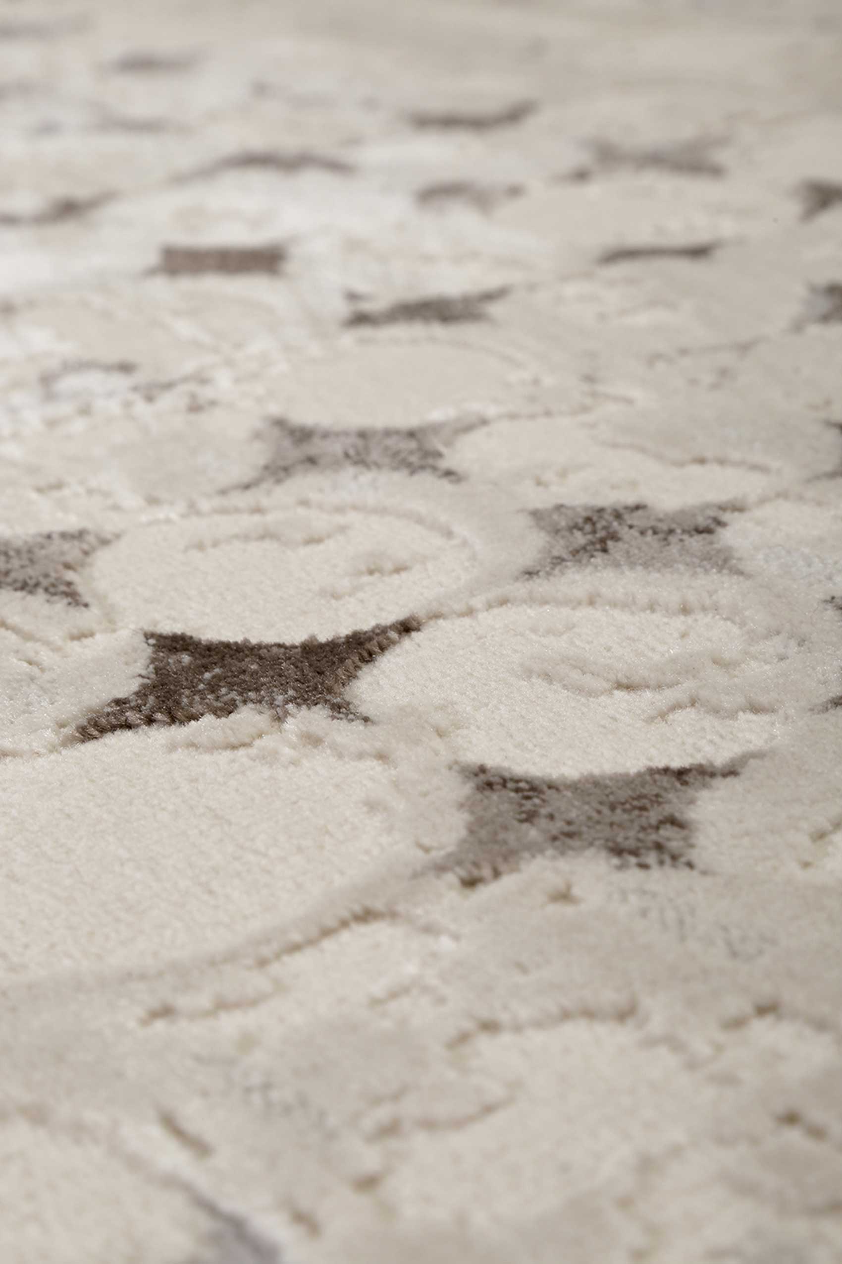 Esprit Kurzflor Teppich » Velvet Spots « beige braun - Ansicht 4