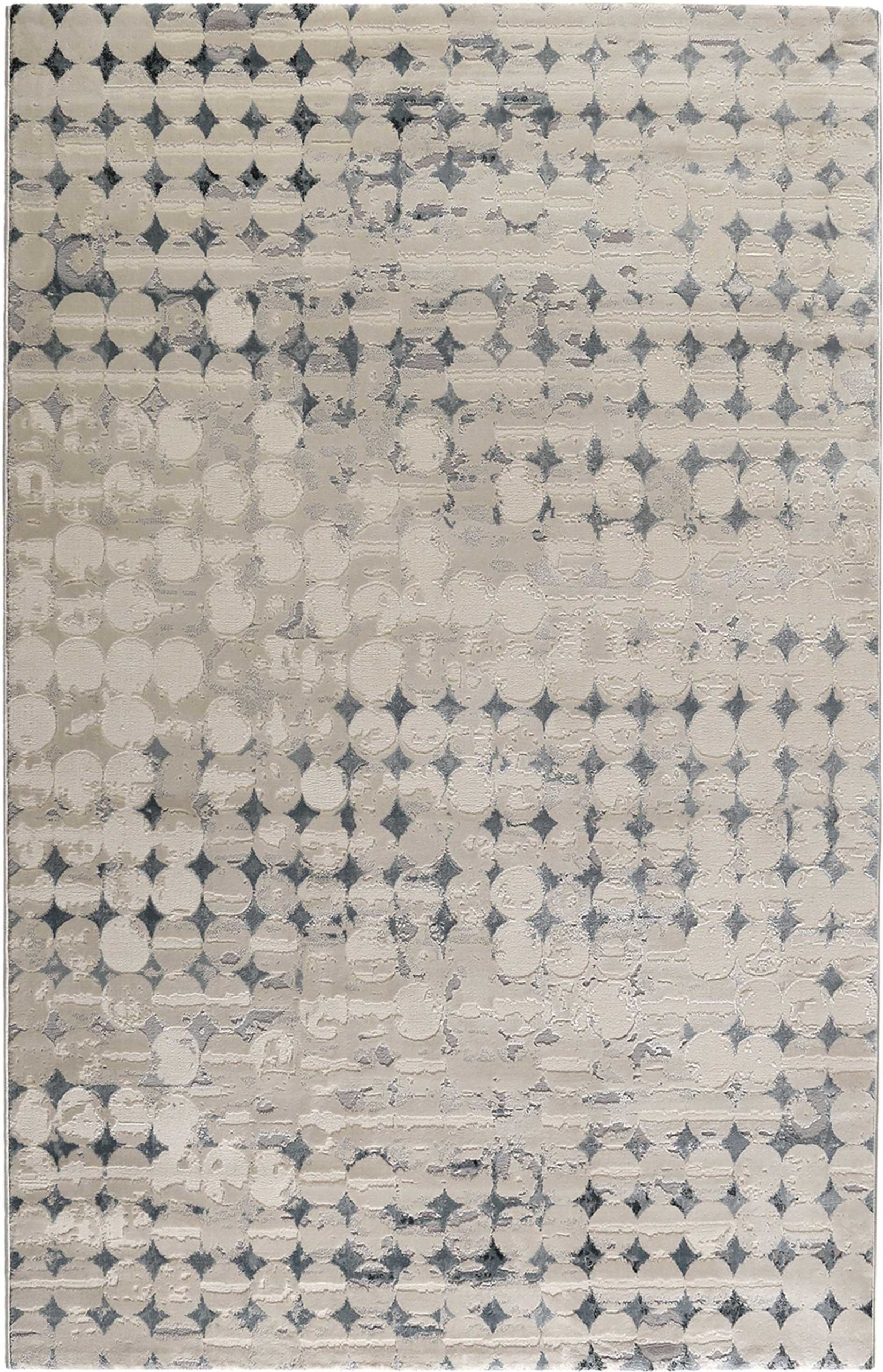 Esprit Teppich Beige Türkis Kurzflor 