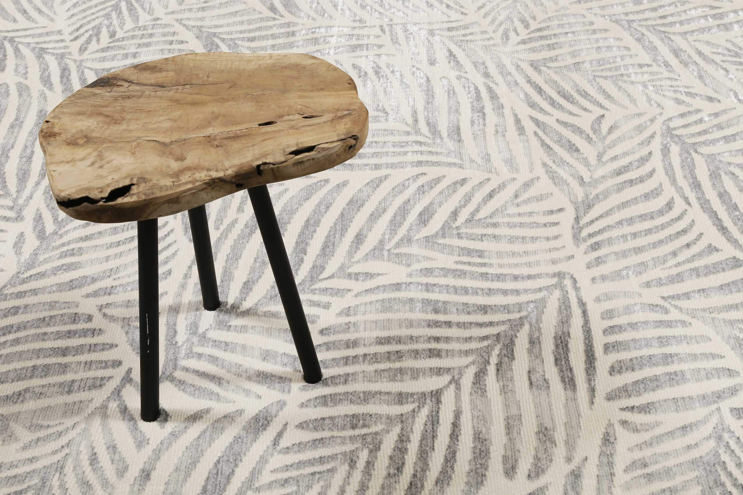 Esprit Teppich Creme Weiß Grau meliert Kurzflor 