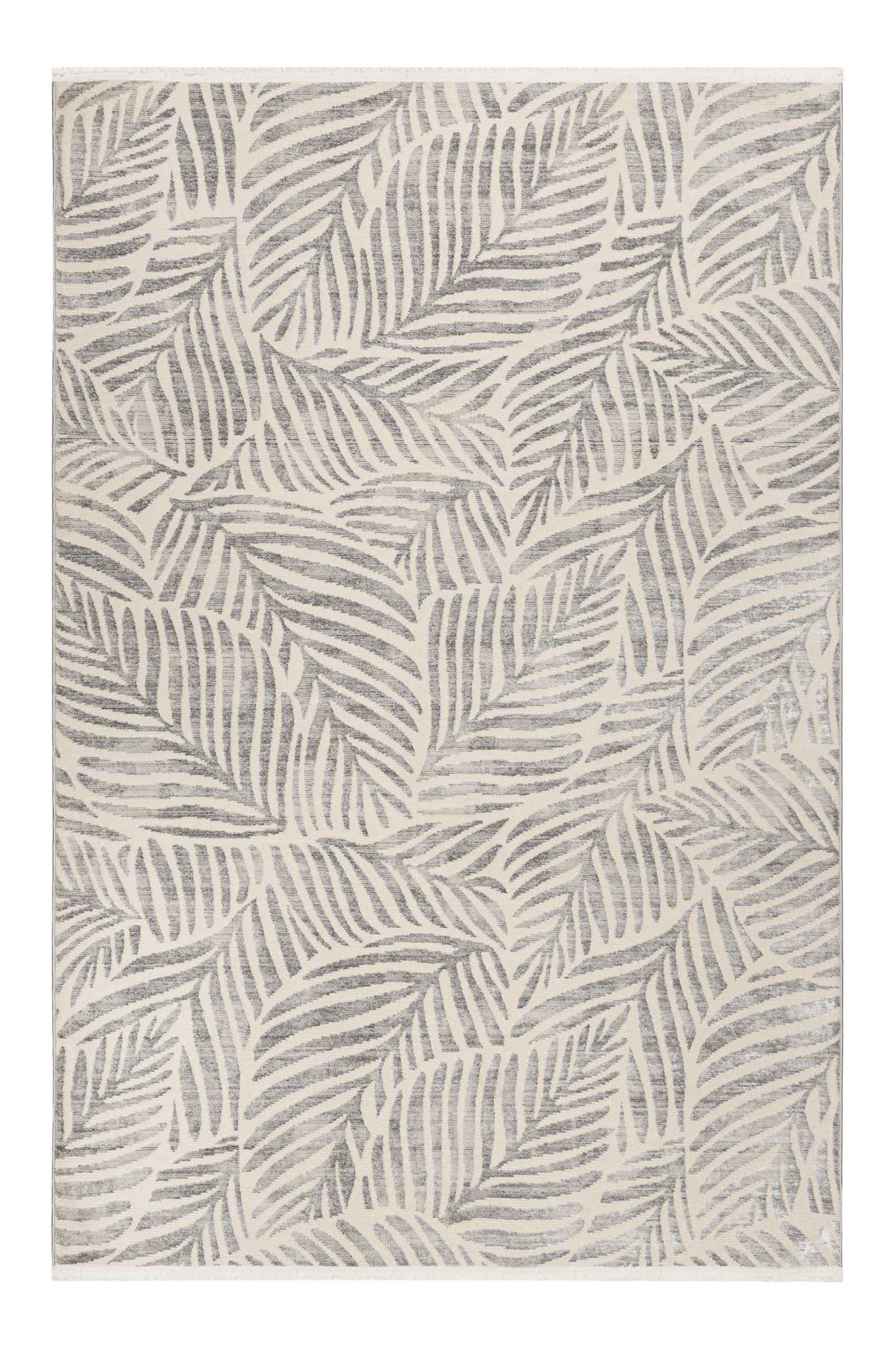 Esprit Teppich Creme Weiß Grau meliert Kurzflor 