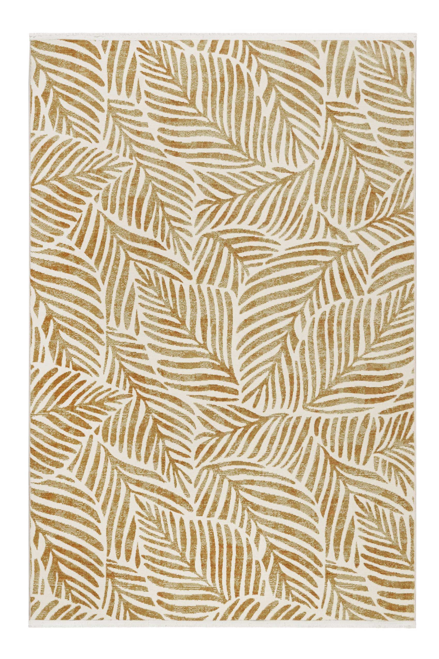 Esprit Teppich Creme Weiß Kupfer Gold meliert Kurzflor 