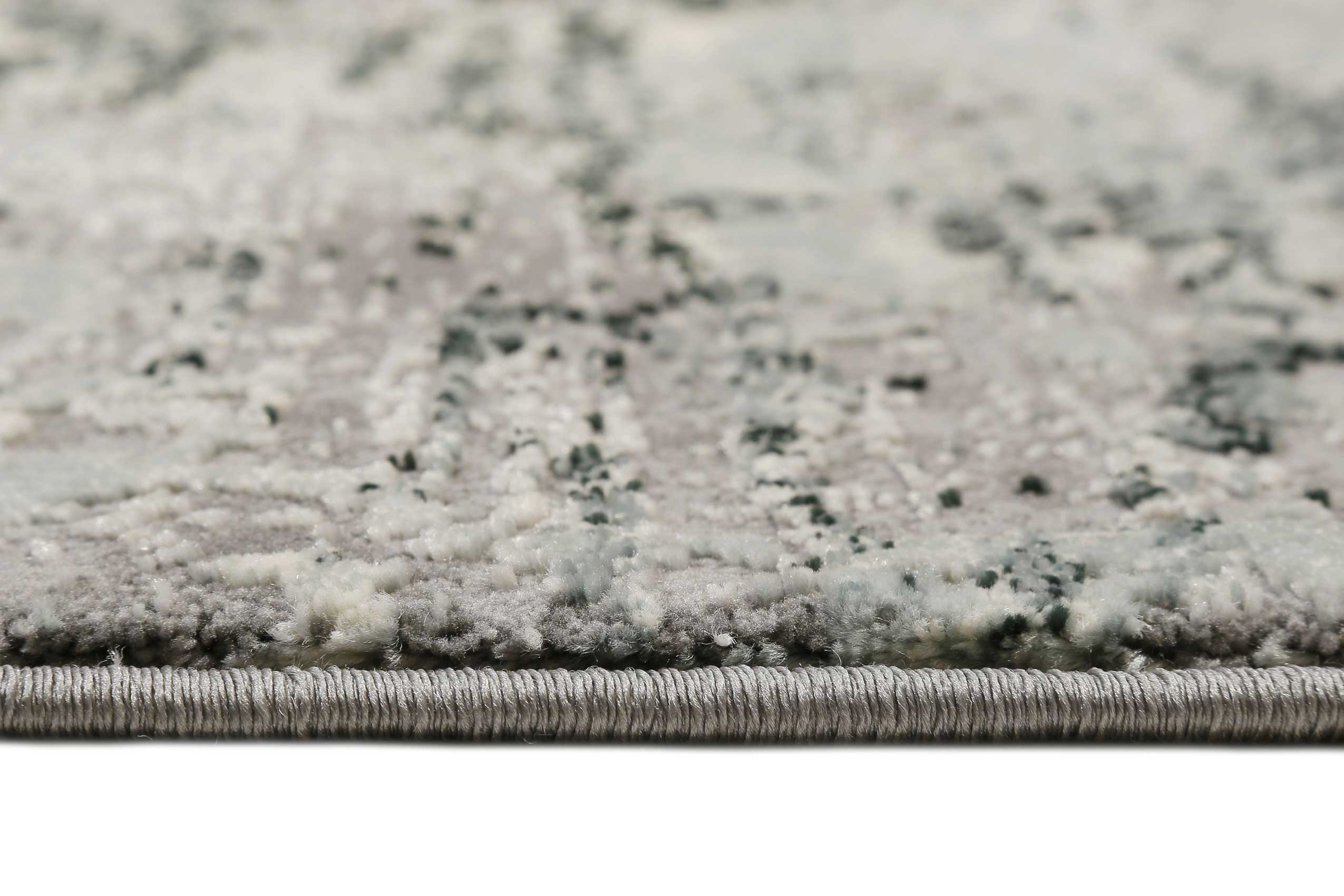 Esprit Teppich Grau Türkis Kurzflor 