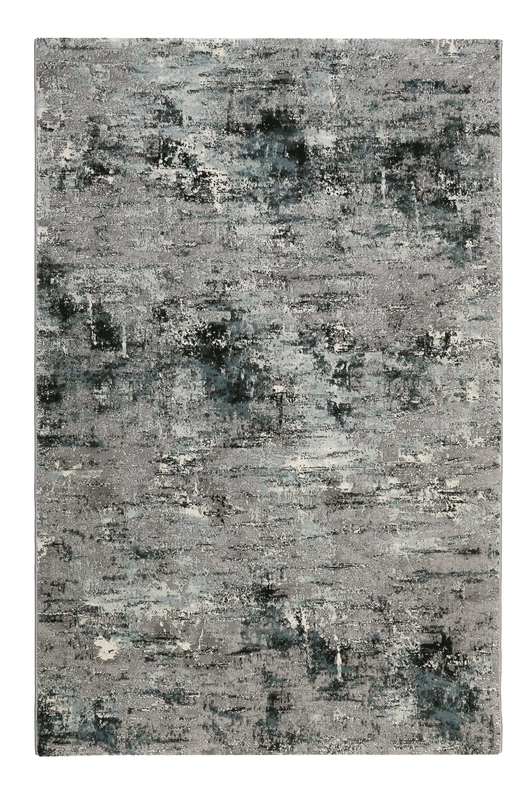 Esprit Teppich Grau Türkis Kurzflor 