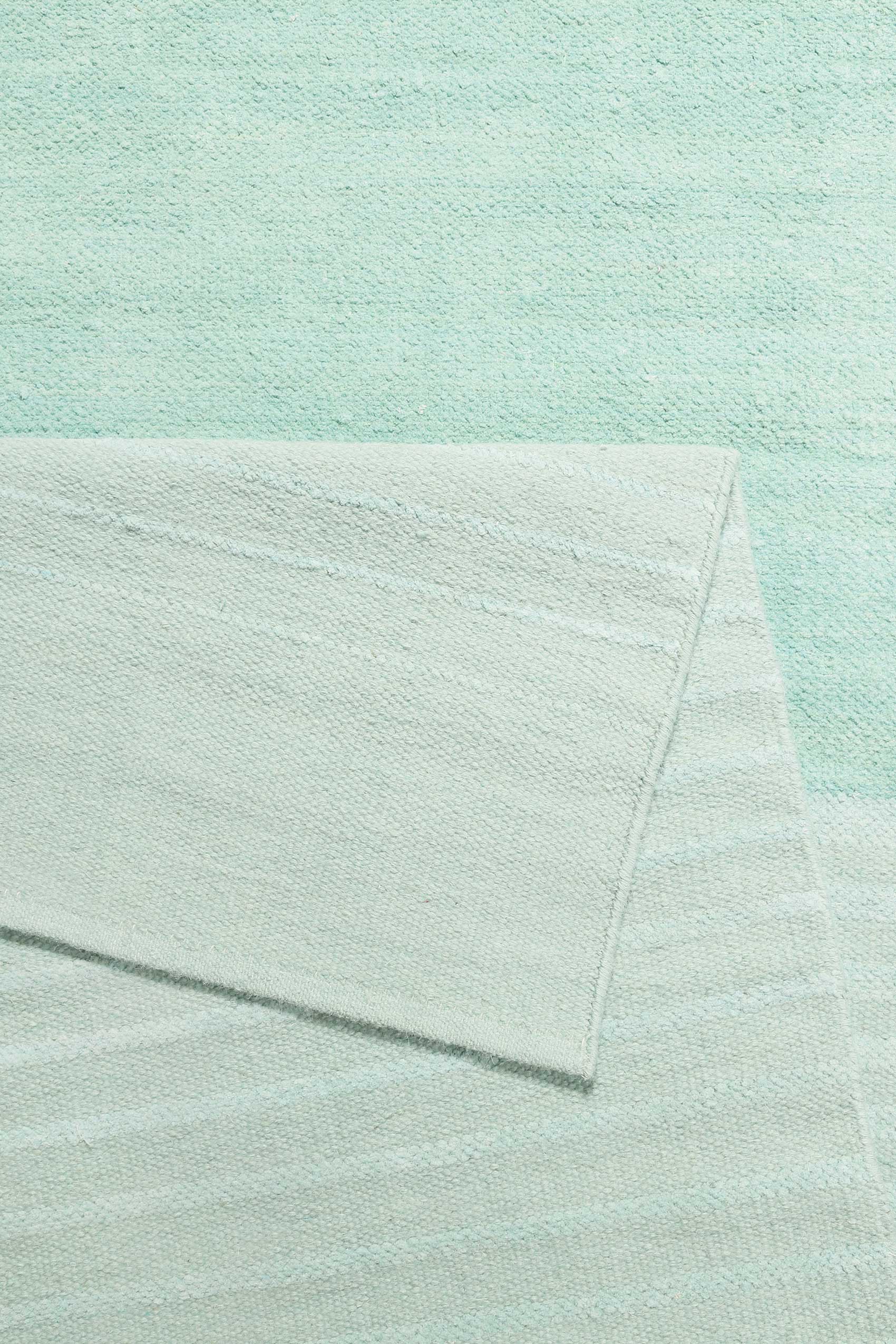 Esprit Kelim Teppich Mintgrün aus Naturfasern » Waves Kelim « - Ansicht 3