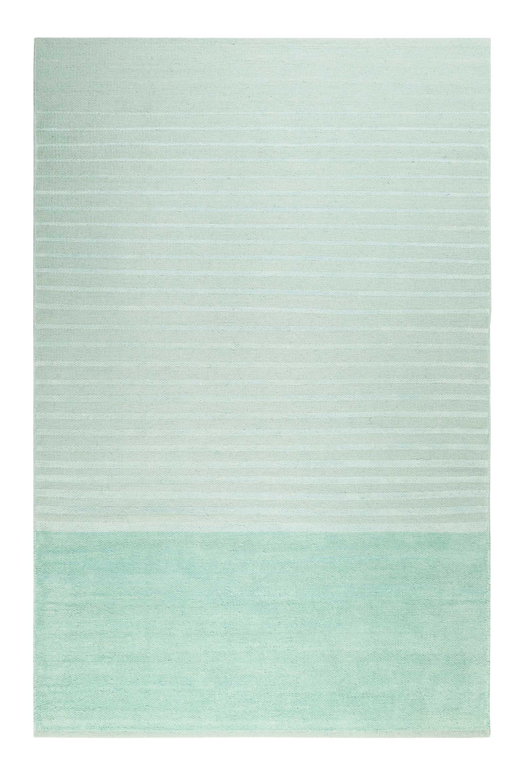 Esprit Kelim Teppich Mintgrün aus Naturfasern » Waves Kelim « - Ansicht 1